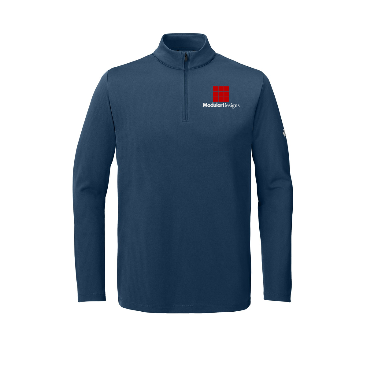 modulardesignsflooring-the-north-face-ambition-14-zip-embroidery-leftchest-NF0A8ENR-shadyblue-flat-front