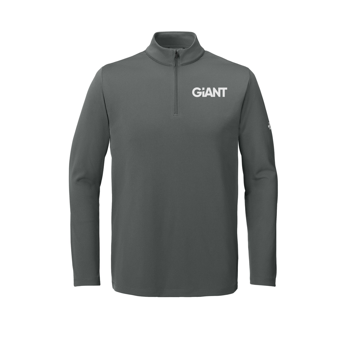 giantworldwide-the-north-face-ambition-14-zip-embroidery-leftchest-NF0A8ENR-smokedpearlgrey-flat-front