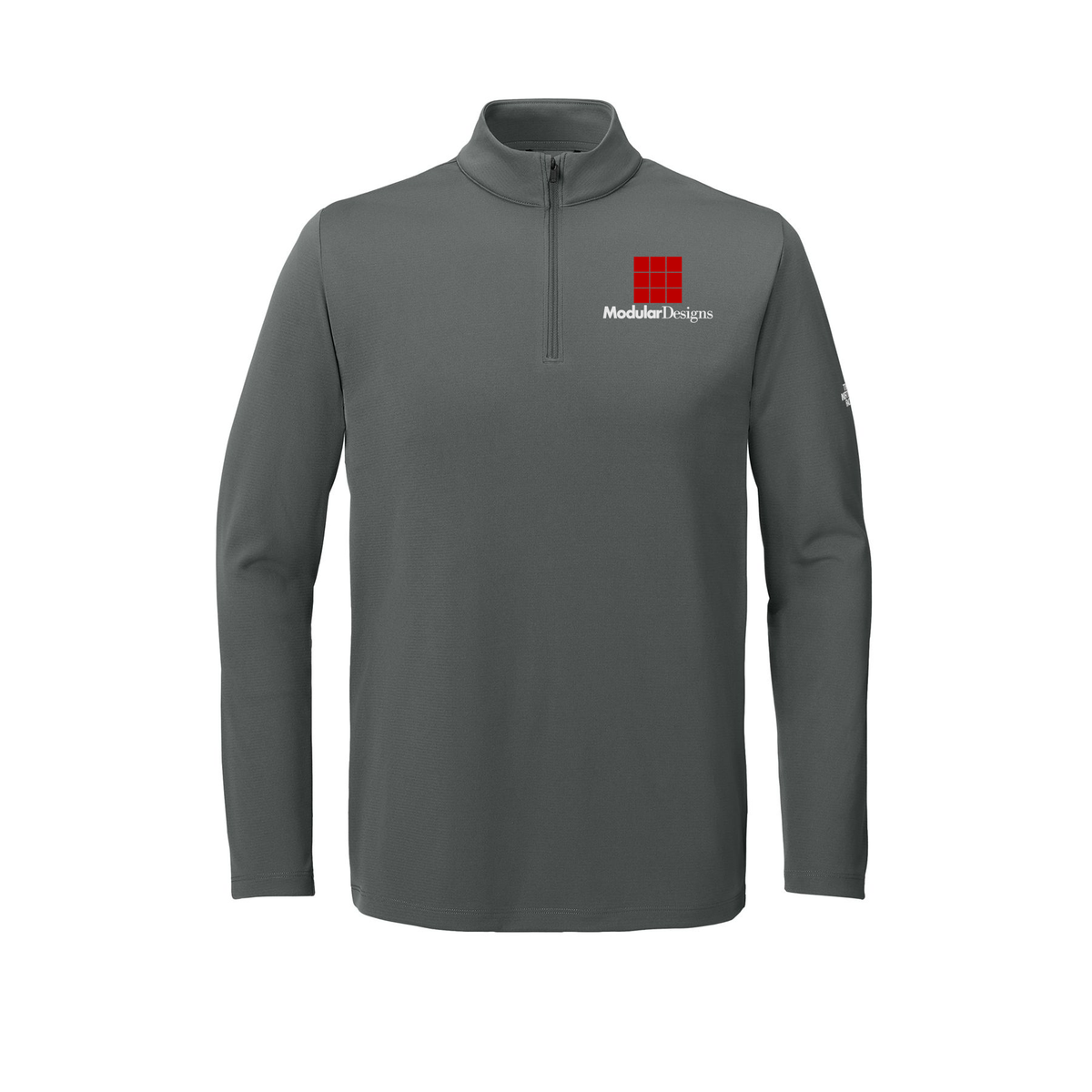 modulardesignsflooring-the-north-face-ambition-14-zip-embroidery-leftchest-NF0A8ENR-smokedpearlgrey-flat-front