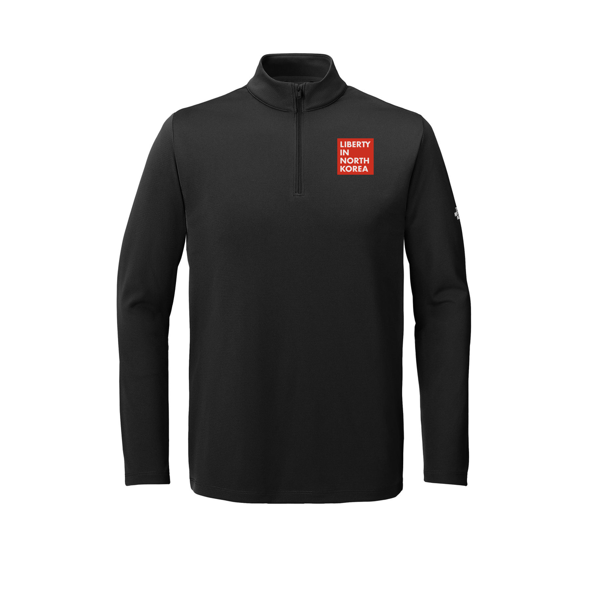 libertyinnorthkorea-the-north-face-ambition-14-zip-embroidery-leftchest-NF0A8ENR-tnfblack-flat-front