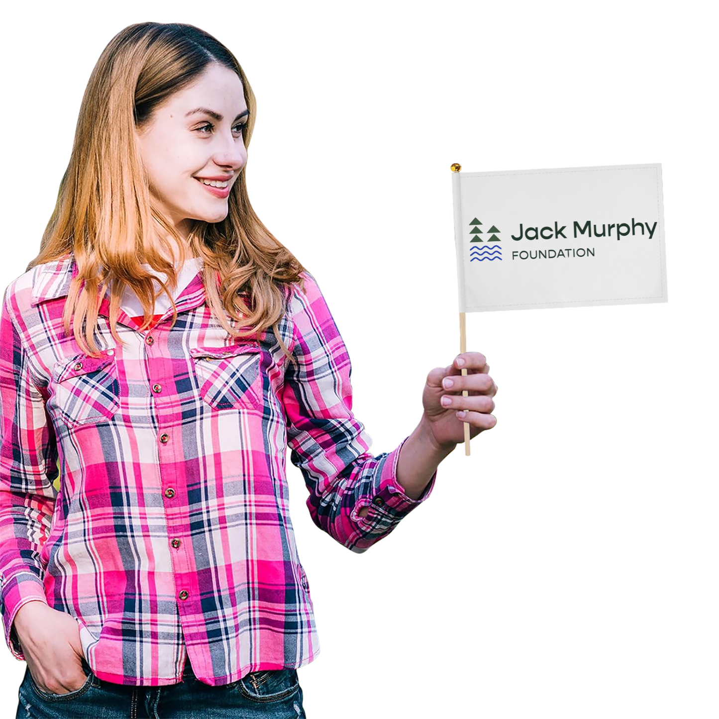 Hand Flag – Small Promotional Flag (1 or 5-Pack)