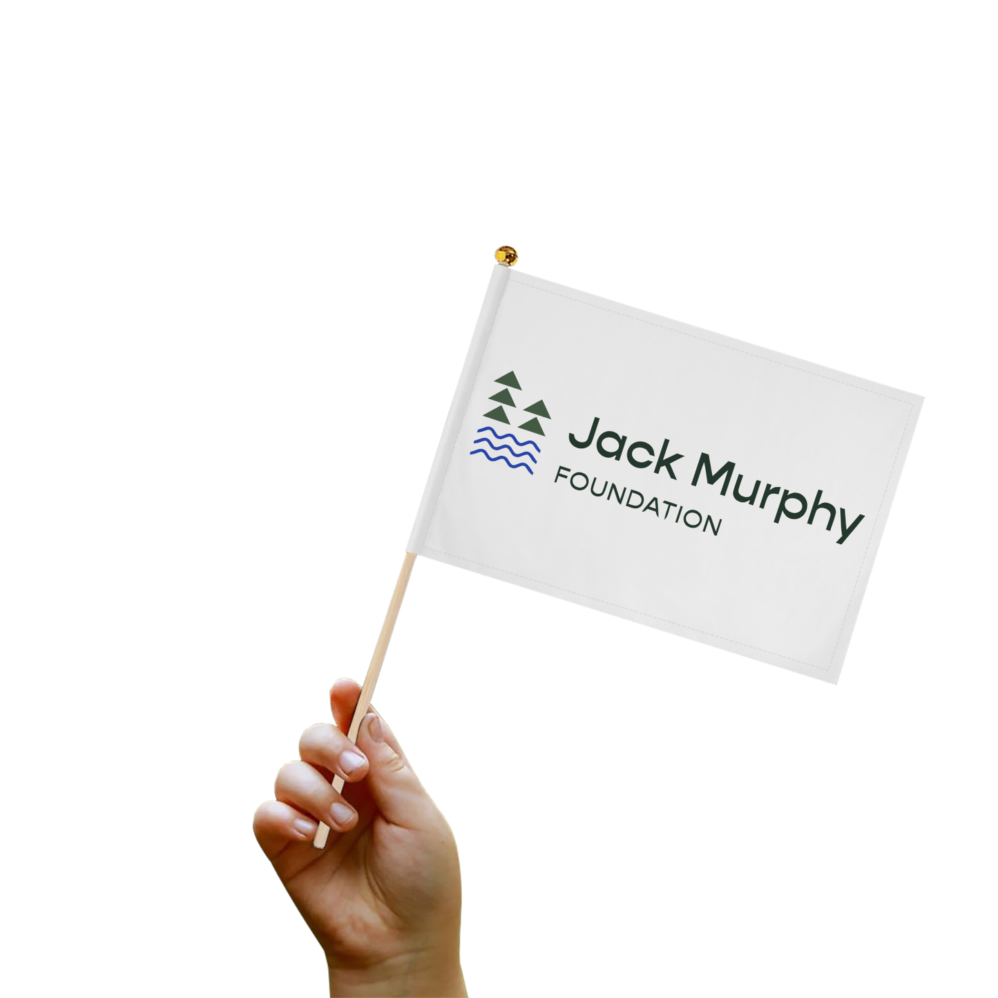 Hand Flag – Small Promotional Flag (1 or 5-Pack)