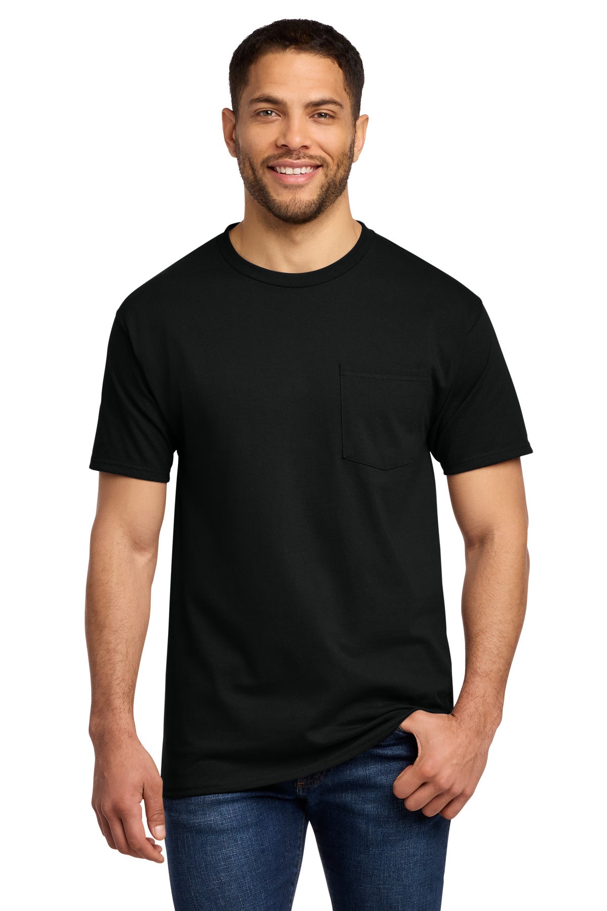 Port & Co® Essential Pocket Tee. PC61P