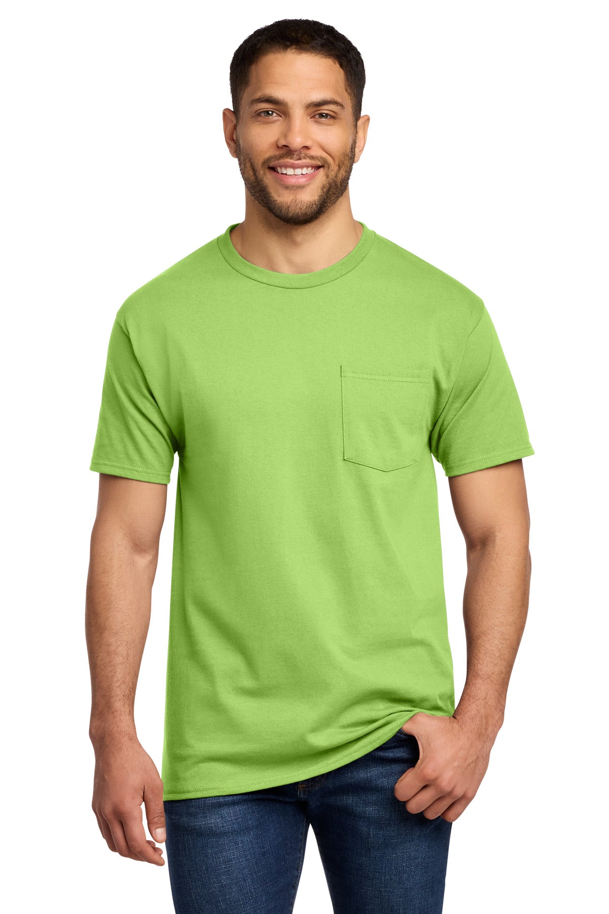 Port & Co® Essential Pocket Tee. PC61P