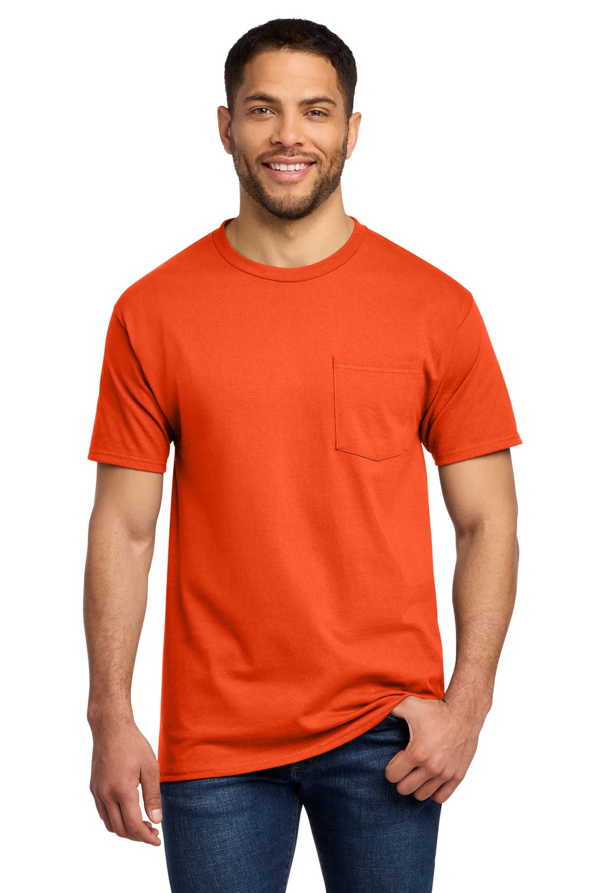 Port & Co® Essential Pocket Tee. PC61P