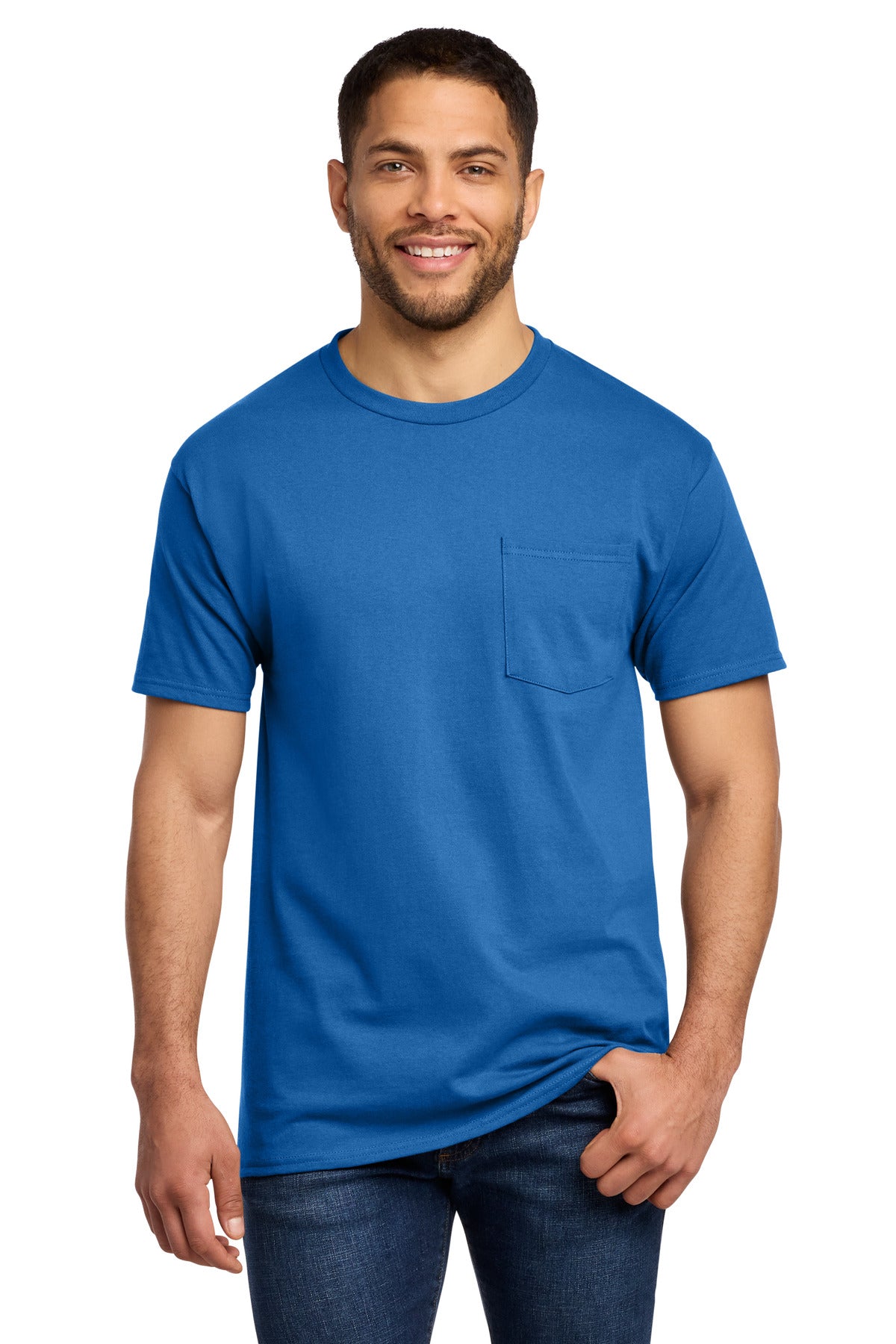 Port & Co® Essential Pocket Tee. PC61P