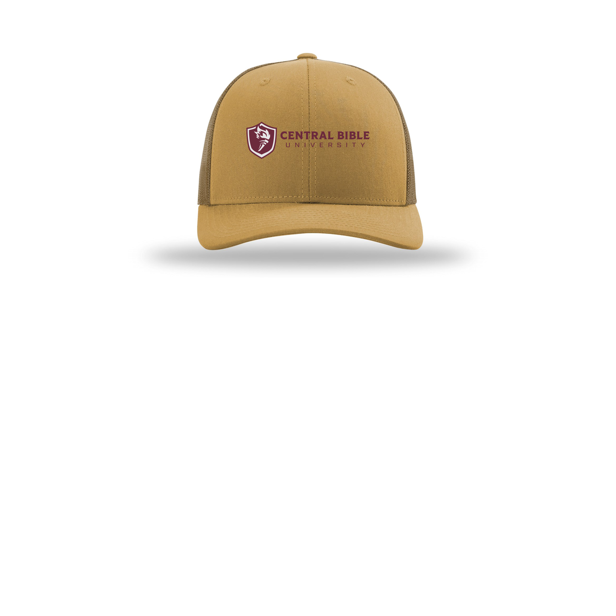 centralbible-richardson-trucker-cap-embroidery-capfront-R112-ambergold-flat-front