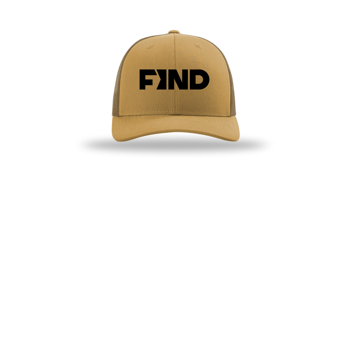findrealestate-richardson-trucker-cap-embroidery-capfront-R112-ambergold-flat-front