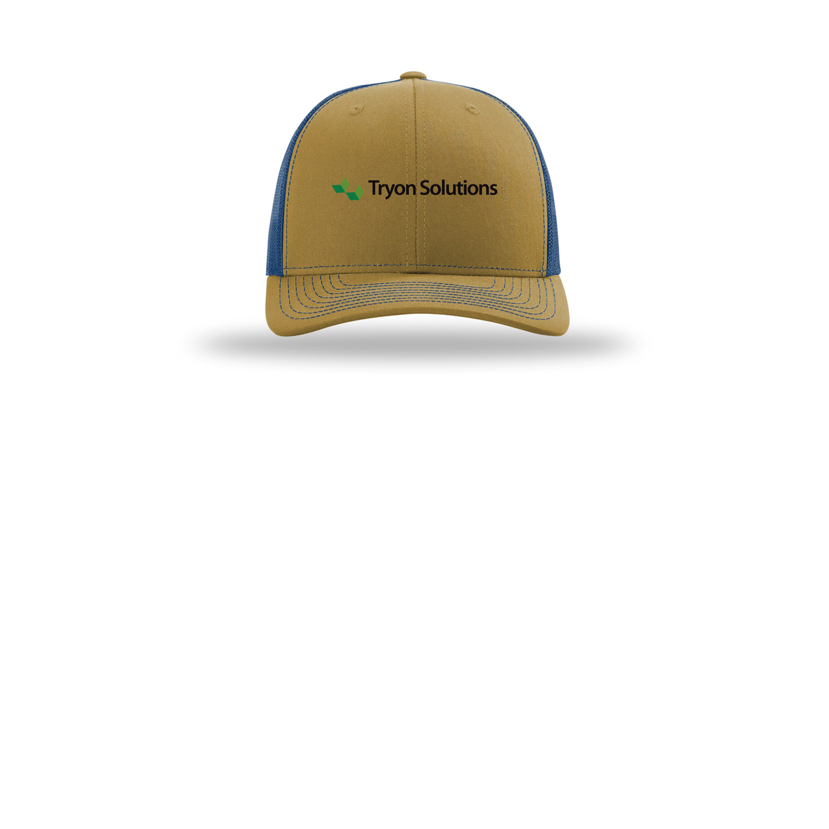 tryonsolutions-richardson-trucker-cap-embroidery-capfront-R112-biscuittrueblue-flat-front