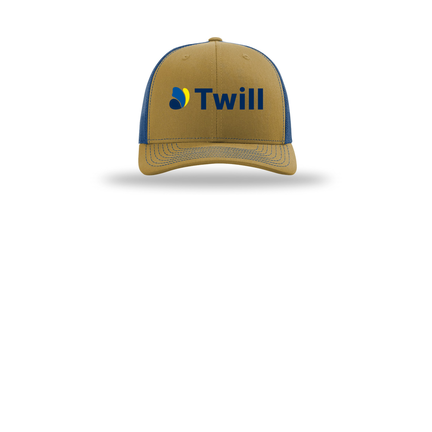withtwill-richardson-trucker-cap-embroidery-capfront-R112-biscuittrueblue-flat-front