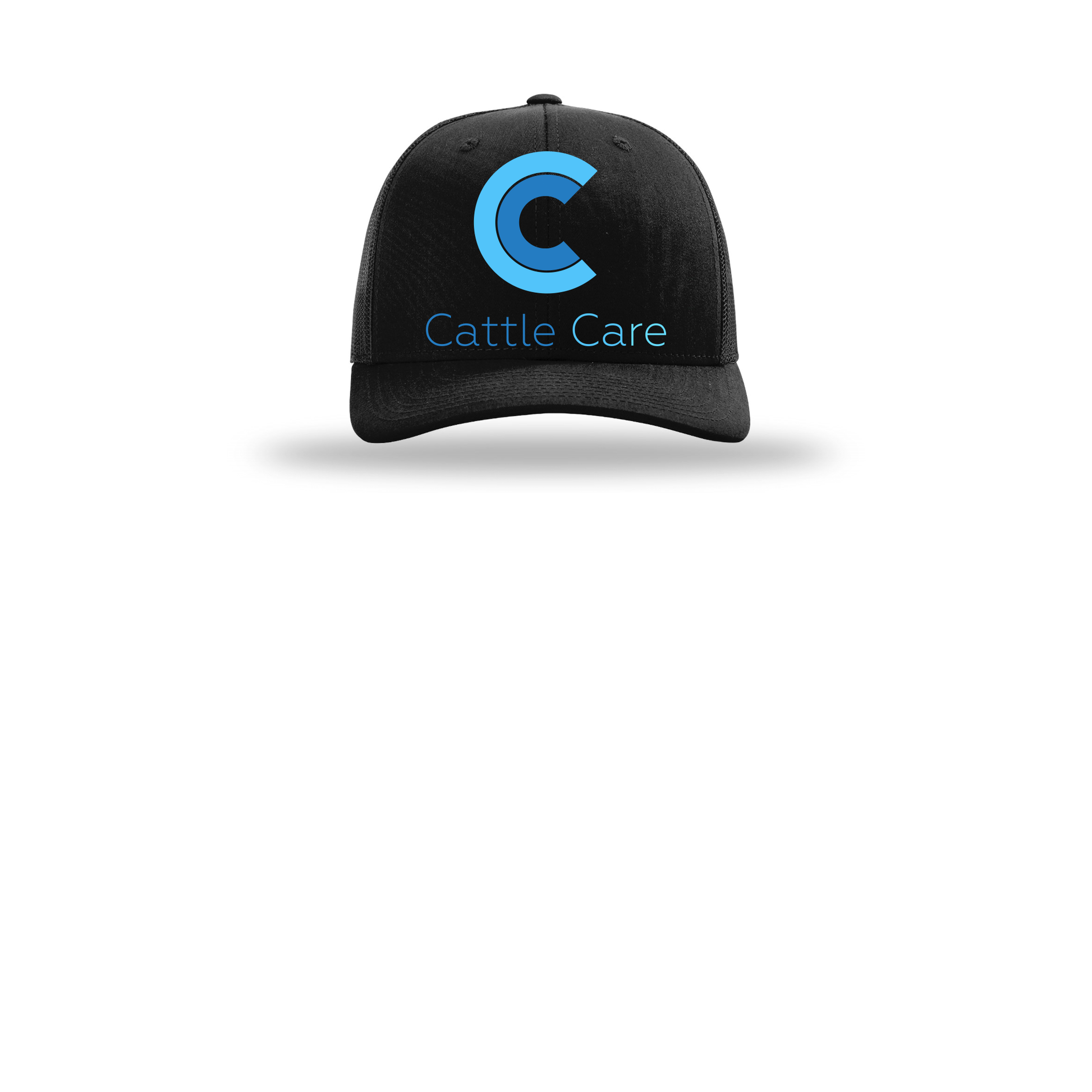 cattle-care-richardson-trucker-cap-embroidery-capfront-R112-black-flat-front
