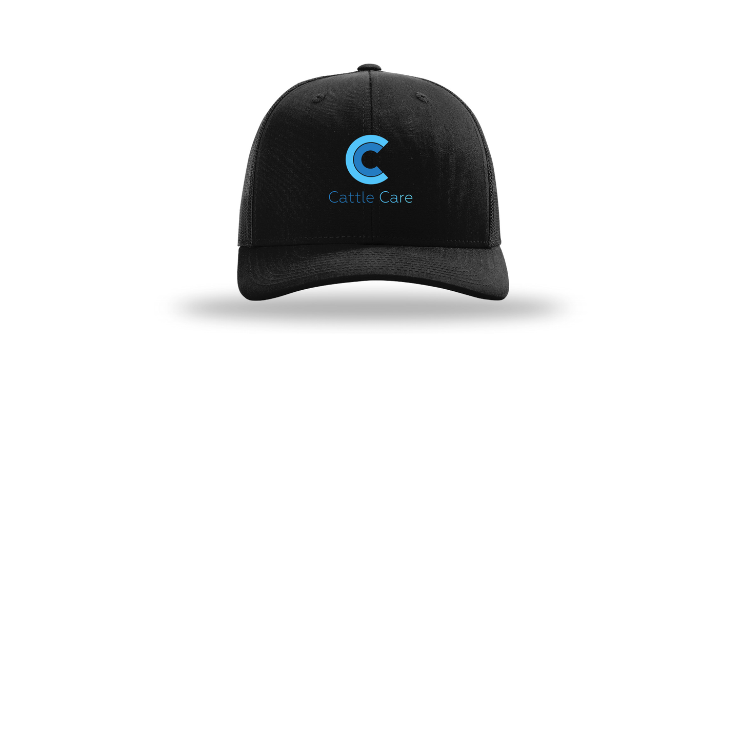 cattle-care-richardson-trucker-cap-embroidery-capfront-R112-black-flat-front