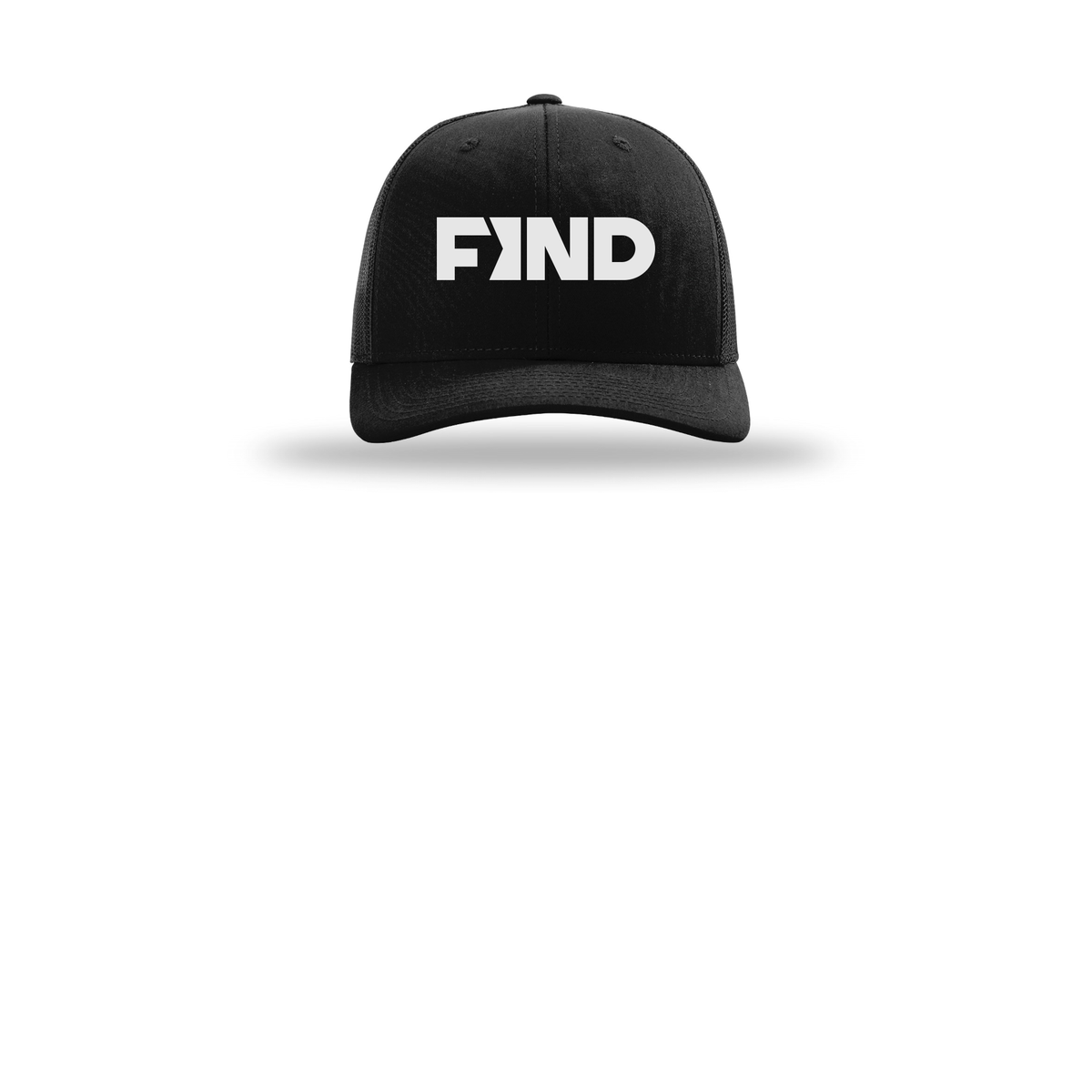 findrealestate-richardson-trucker-cap-embroidery-capfront-R112-black-flat-front