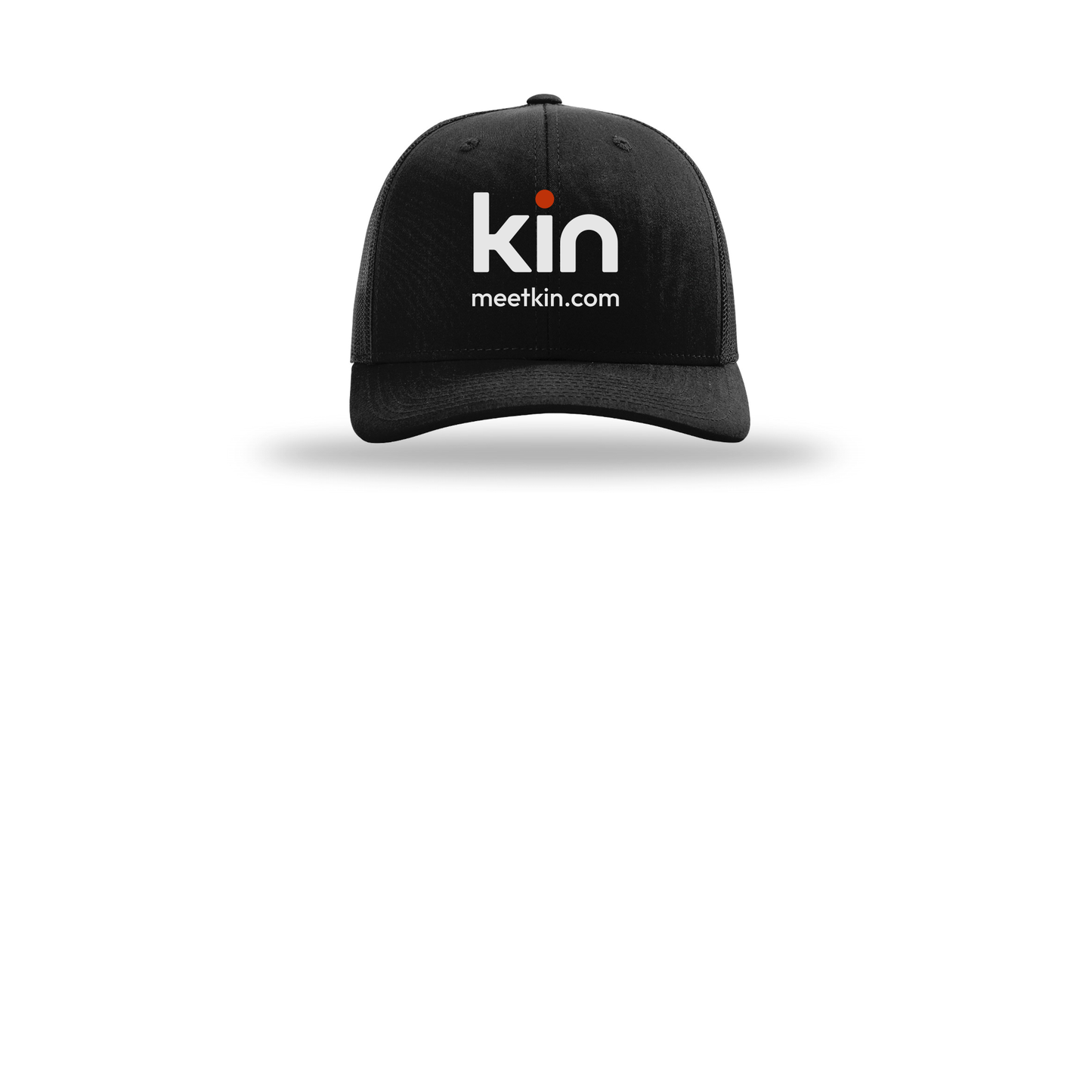 kin-richardson-trucker-cap-embroidery-capfront-R112-black-flat-front