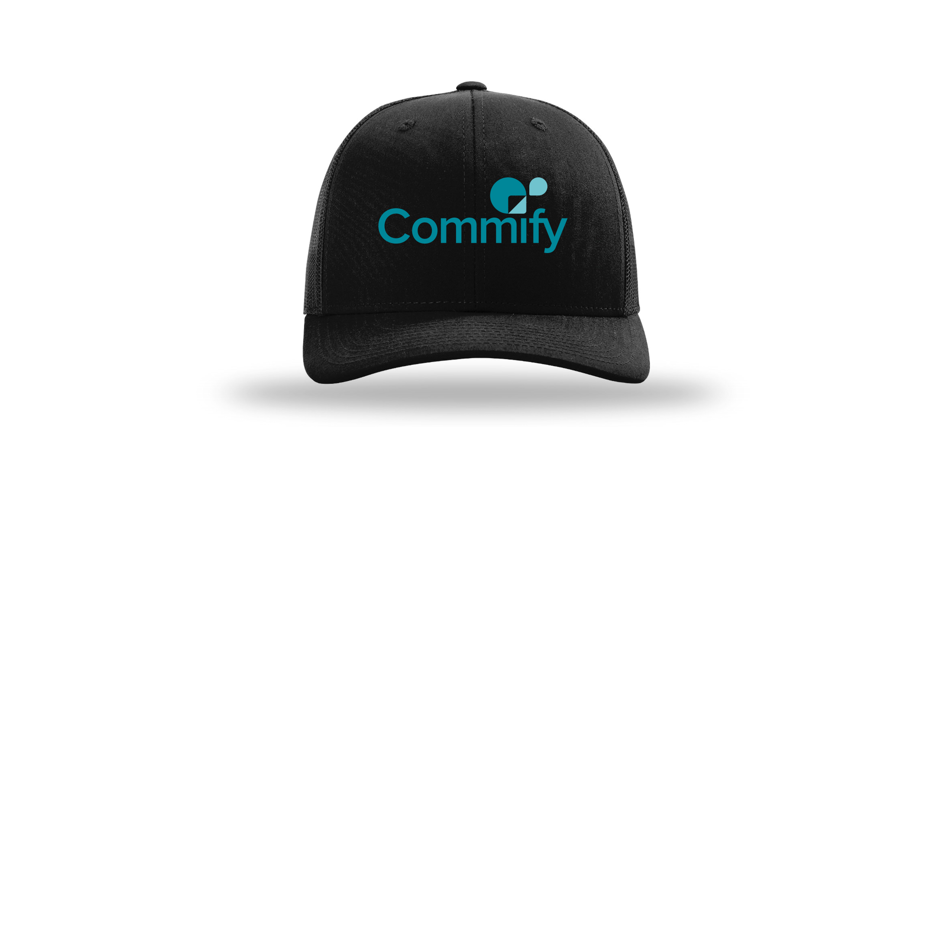 commify-richardson-trucker-cap-embroidery-capfront-R112-black-flat-front