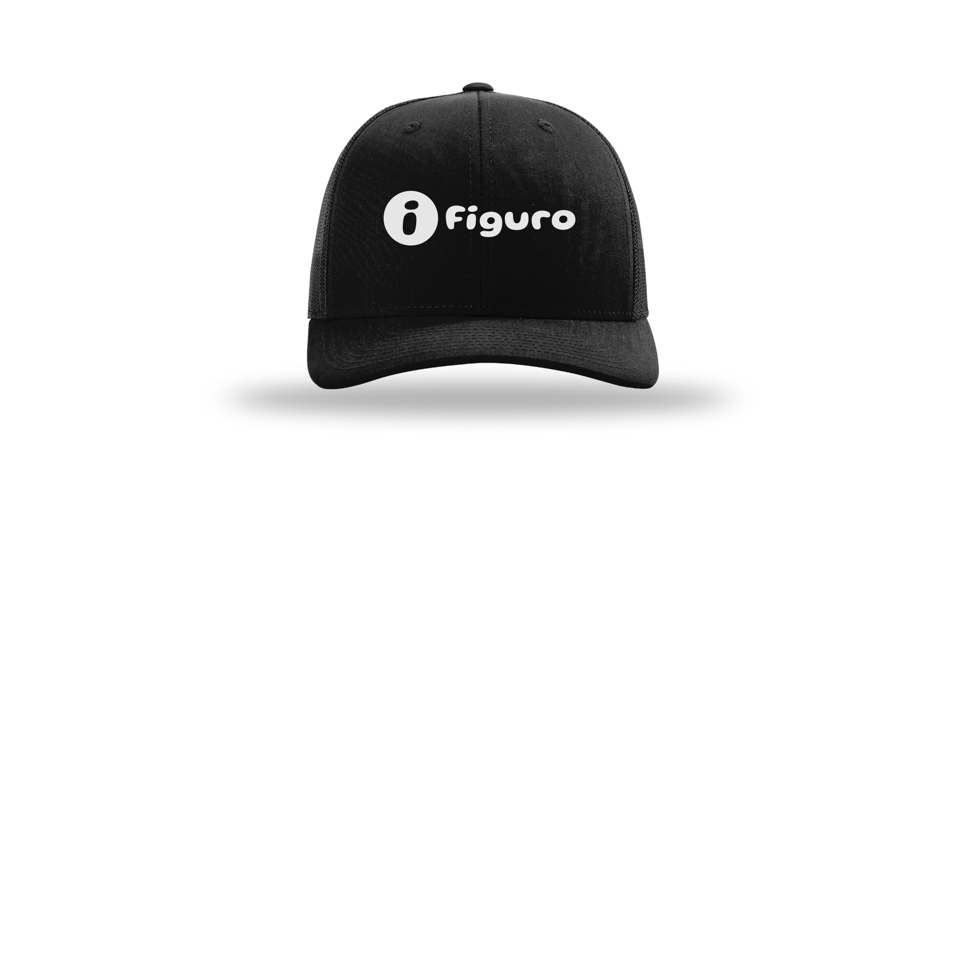 getfiguro-richardson-trucker-cap-embroidery-capfront-R112-black-flat-front