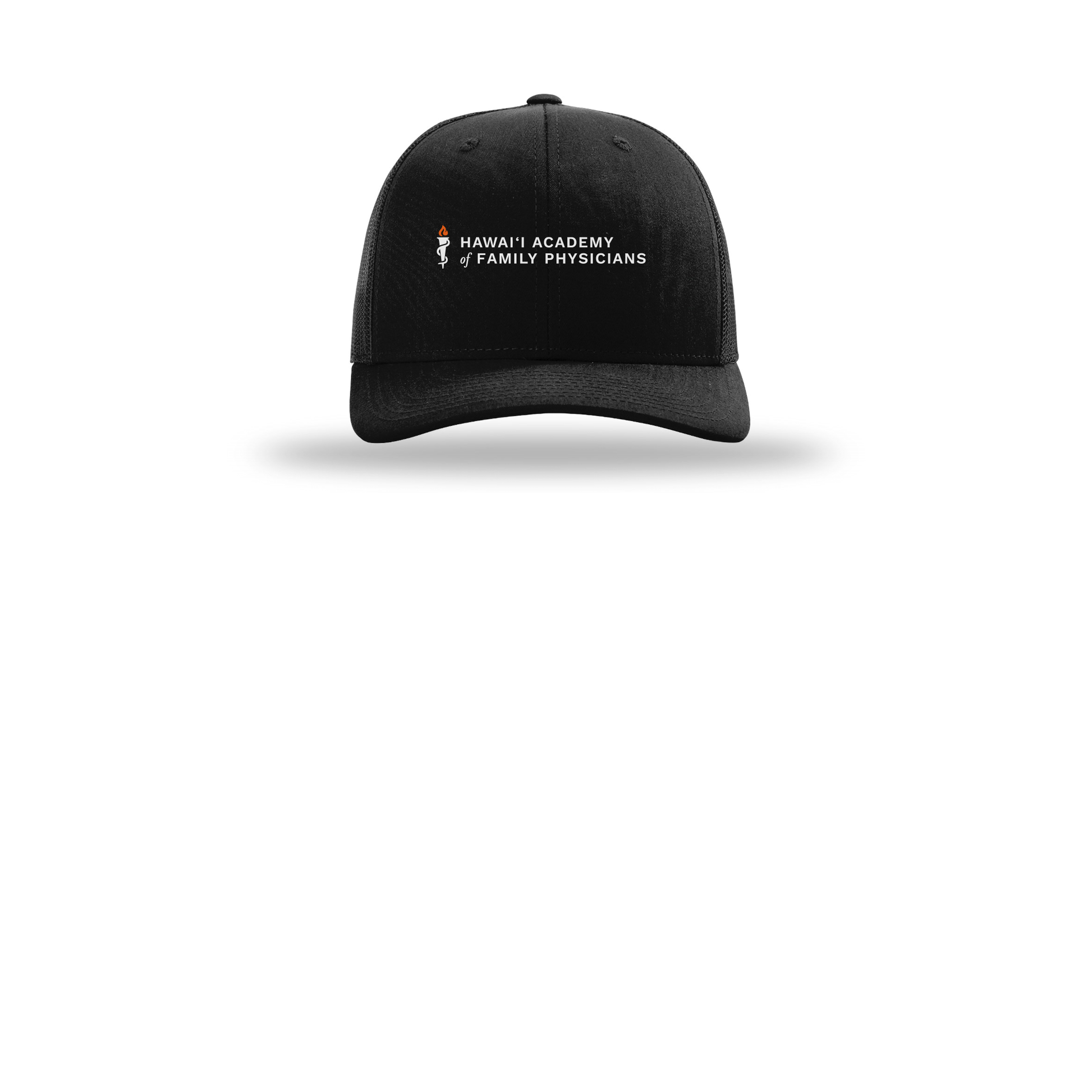 hafp-richardson-trucker-cap-embroidery-capfront-R112-black-flat-front