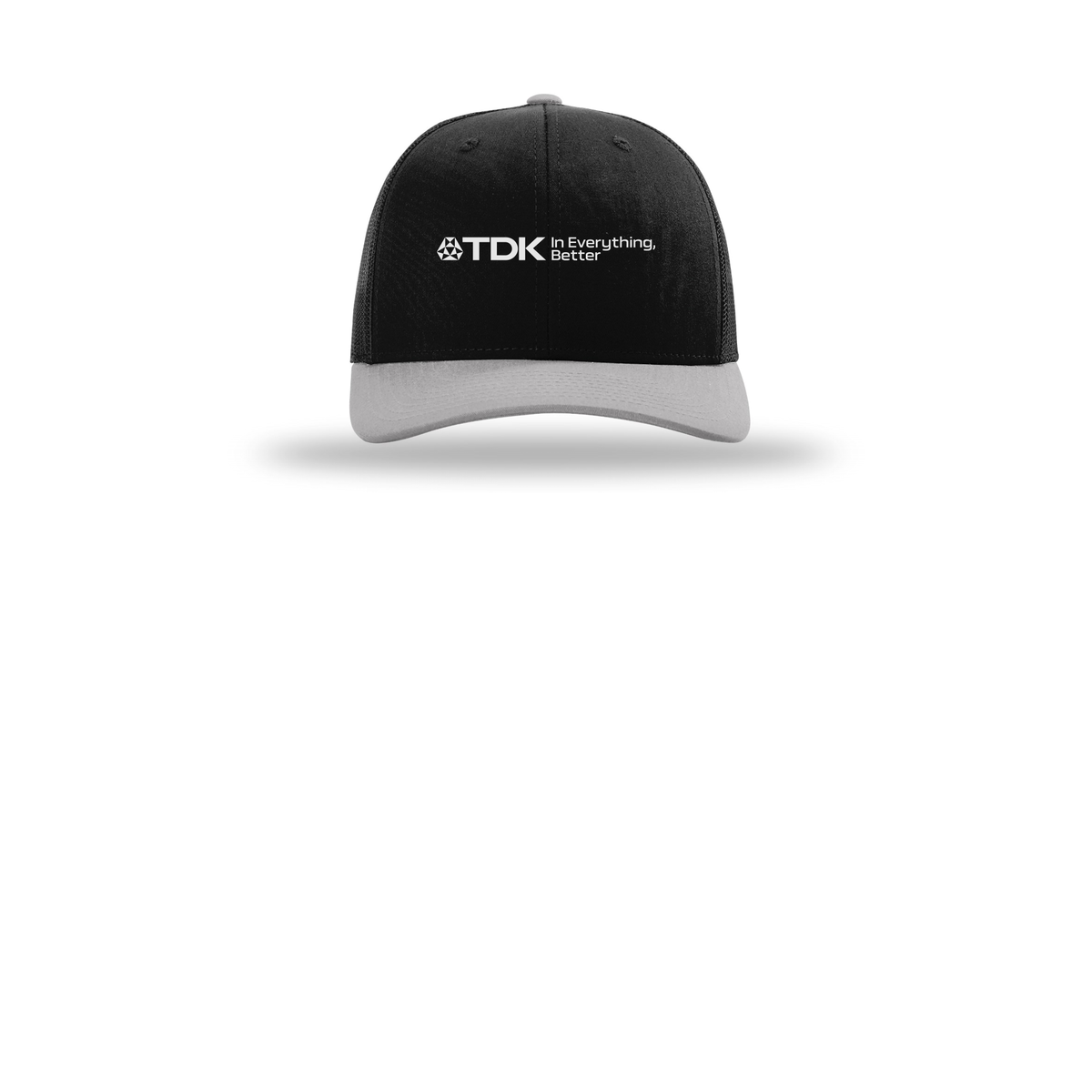 tdk-richardson-trucker-cap-embroidery-capfront-R112-blackblacklightgrey-flat-front
