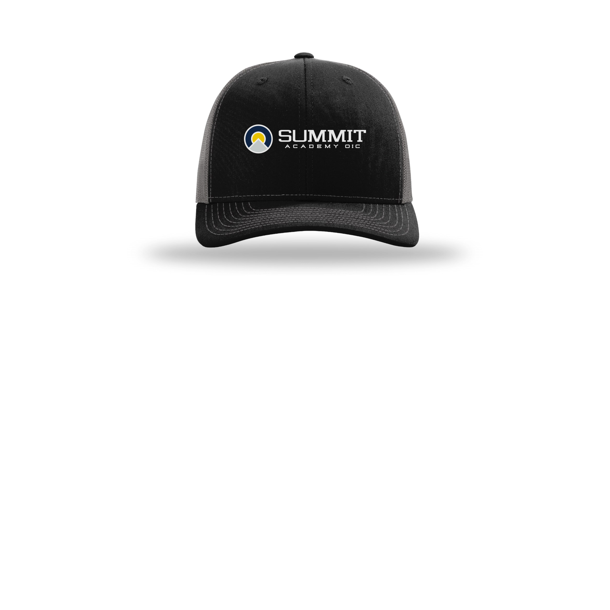 saoic-richardson-trucker-cap-embroidery-capfront-R112-blackcharcoal-flat-front