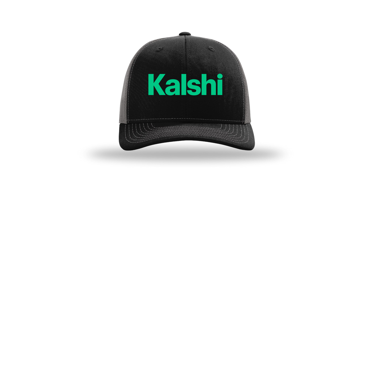 kalshi-richardson-trucker-cap-embroidery-capfront-R112-blackcharcoal-flat-front