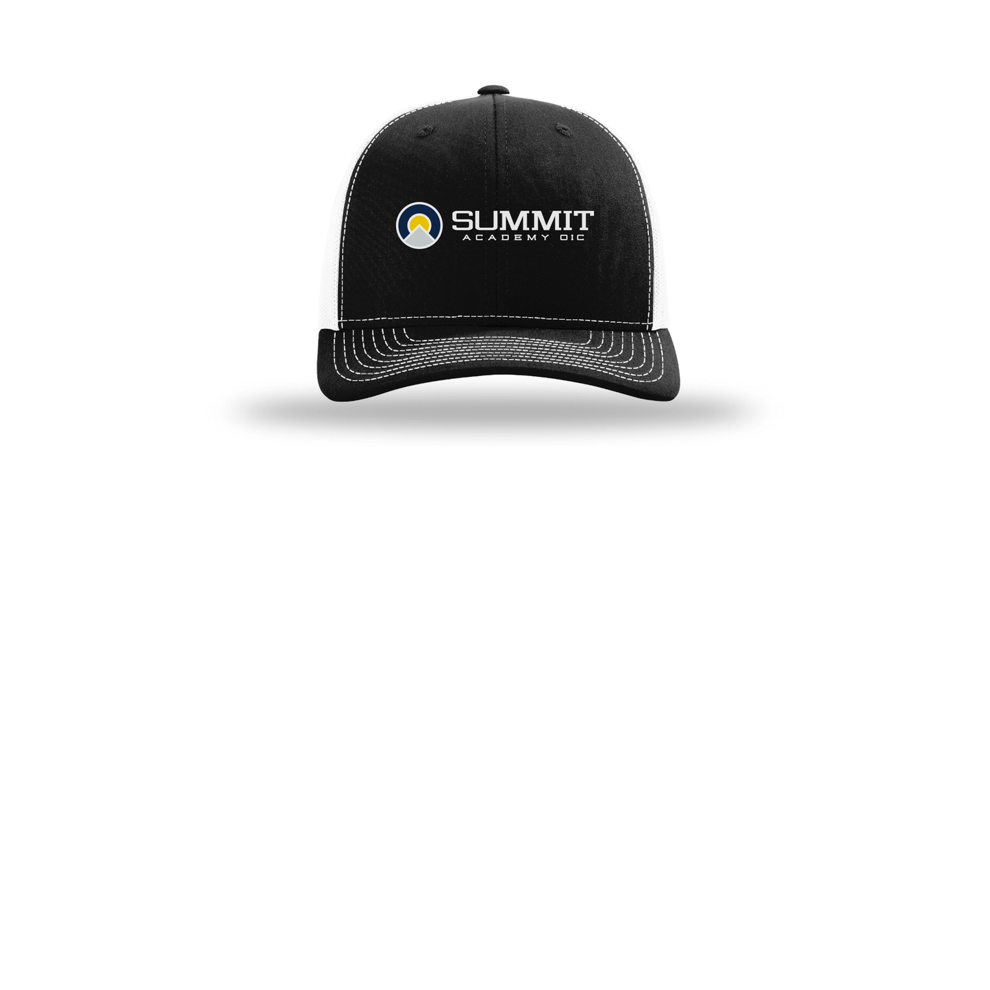 saoic-richardson-trucker-cap-embroidery-capfront-R112-blackwhite-flat-front
