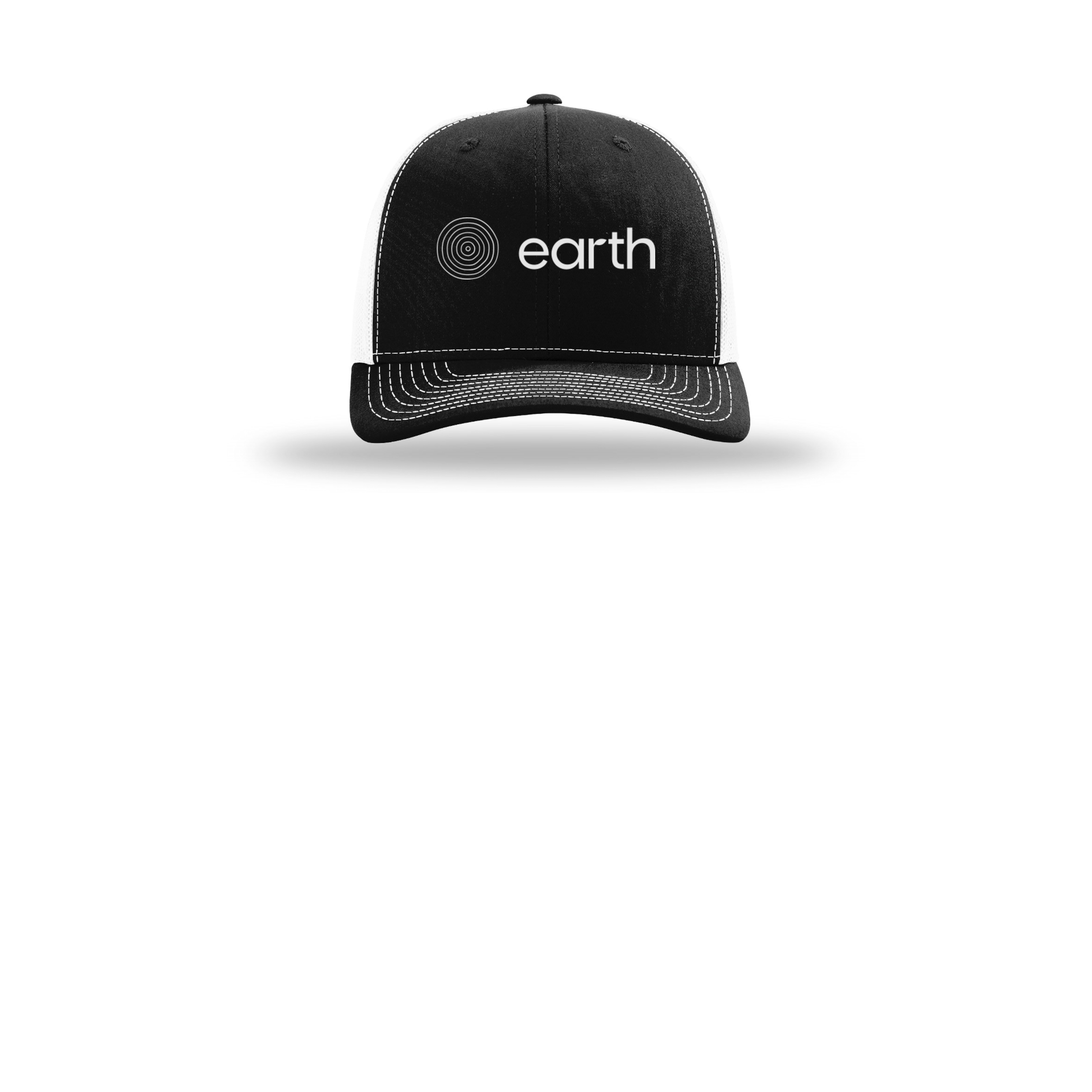 earthfuneral-richardson-trucker-cap-embroidery-capfront-R112-blackwhite-flat-front