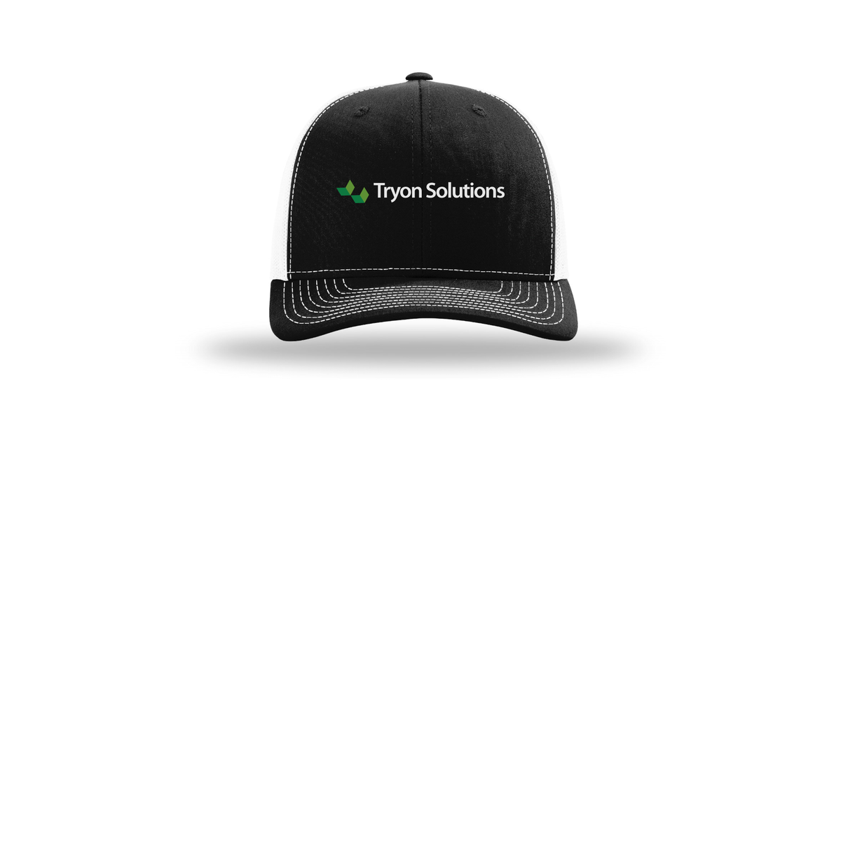 tryonsolutions-richardson-trucker-cap-embroidery-capfront-R112-blackwhite-flat-front