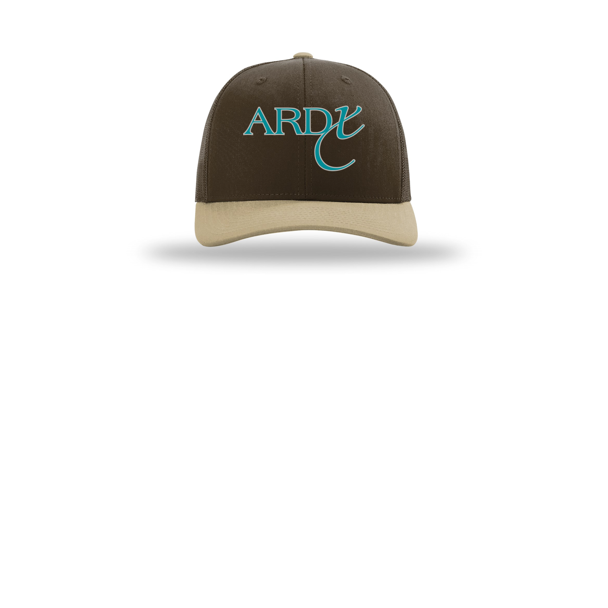 ardx-richardson-trucker-cap-embroidery-capfront-R112-brownbrownkhaki-flat-front