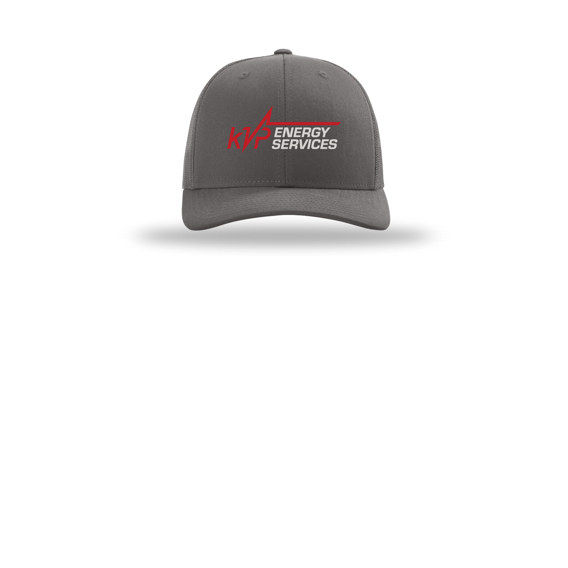 kvpenergy-richardson-trucker-cap-embroidery-capfront-R112-charcoal-flat-front