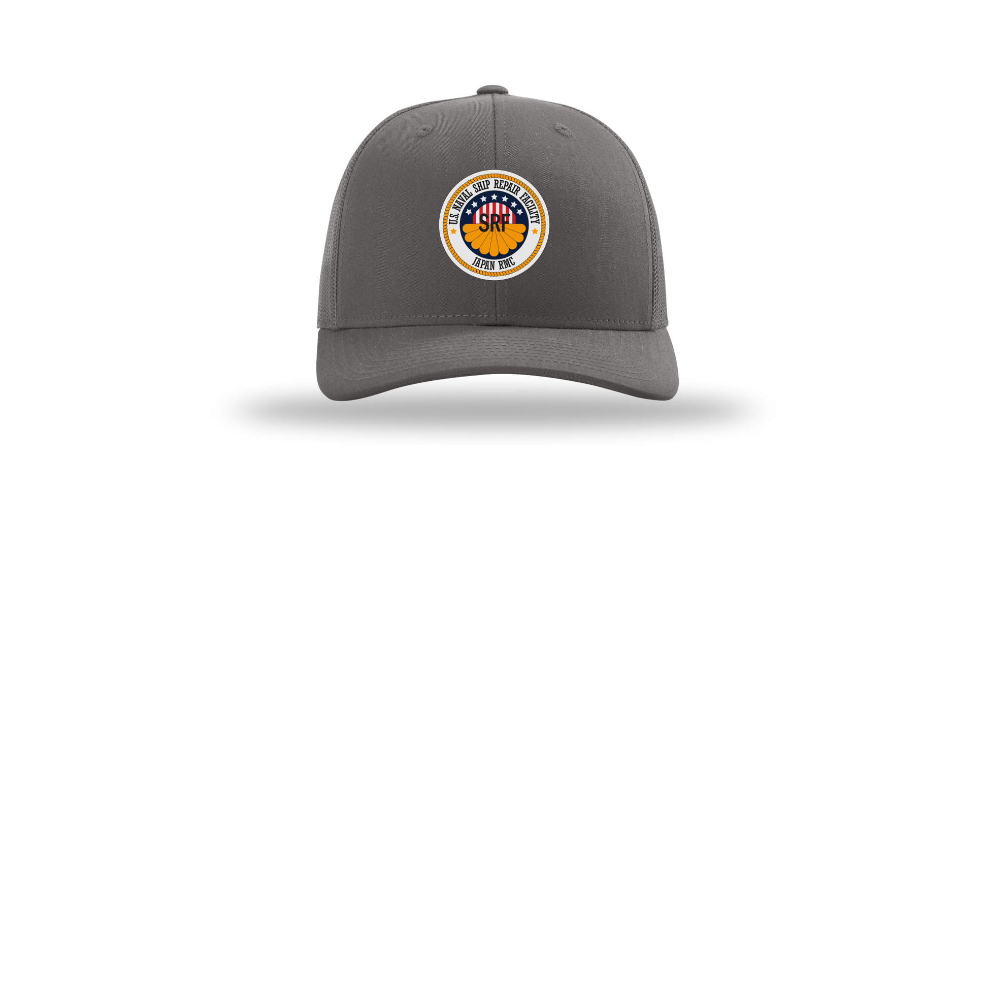 srf-jrmc-richardson-trucker-cap-embroidery-capfront-R112-charcoal-flat-front