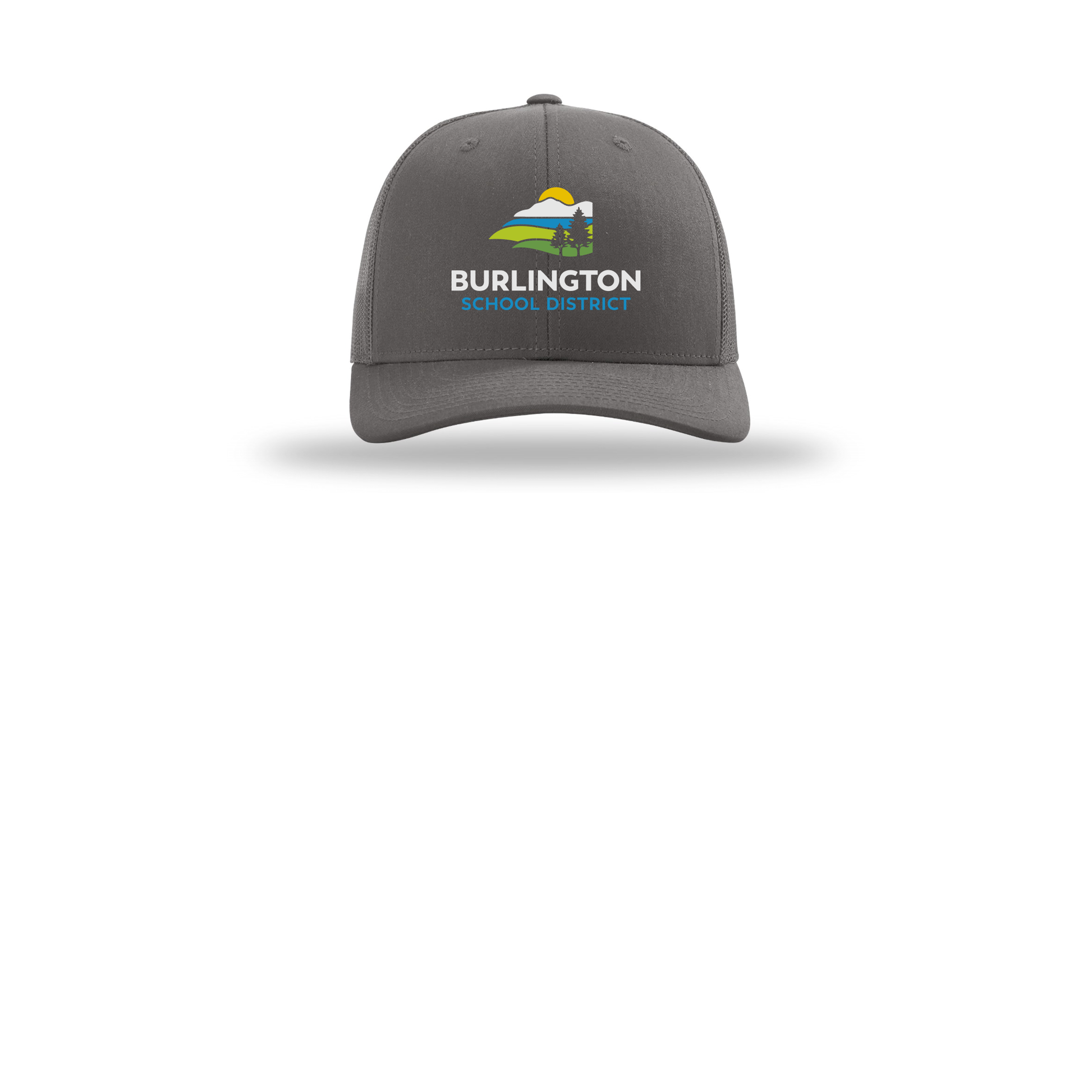bsdvt-richardson-trucker-cap-embroidery-capfront-R112-charcoal-flat-front
