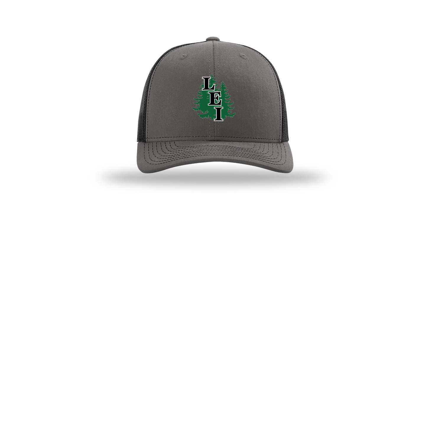 leisite-richardson-trucker-cap-embroidery-capfront-R112-charcoalblack-flat-front
