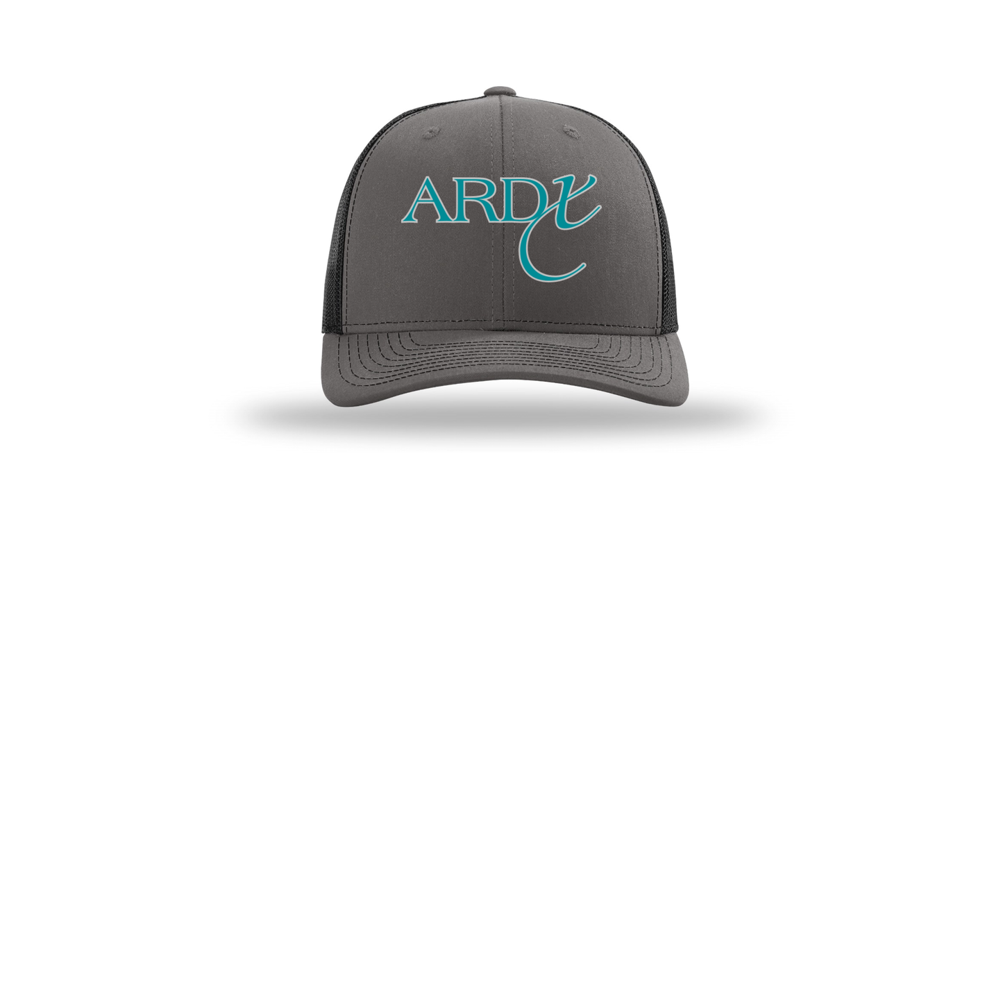 ardx-richardson-trucker-cap-embroidery-capfront-R112-charcoalblack-flat-front