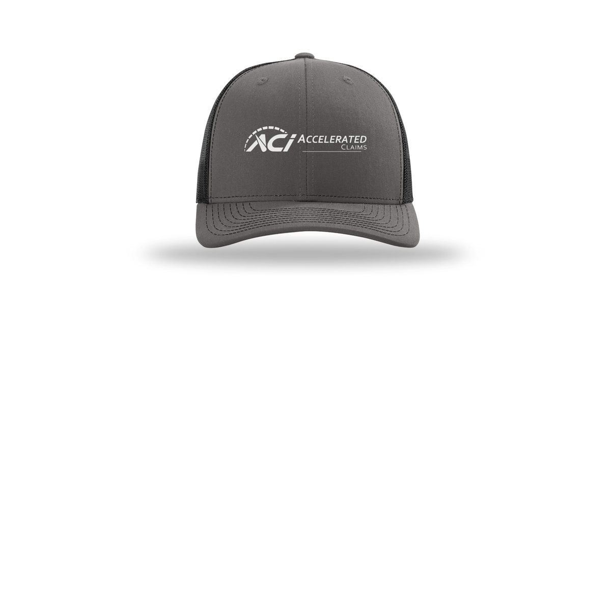 accelclaims-richardson-trucker-cap-embroidery-capfront-R112-charcoalblack-flat-front