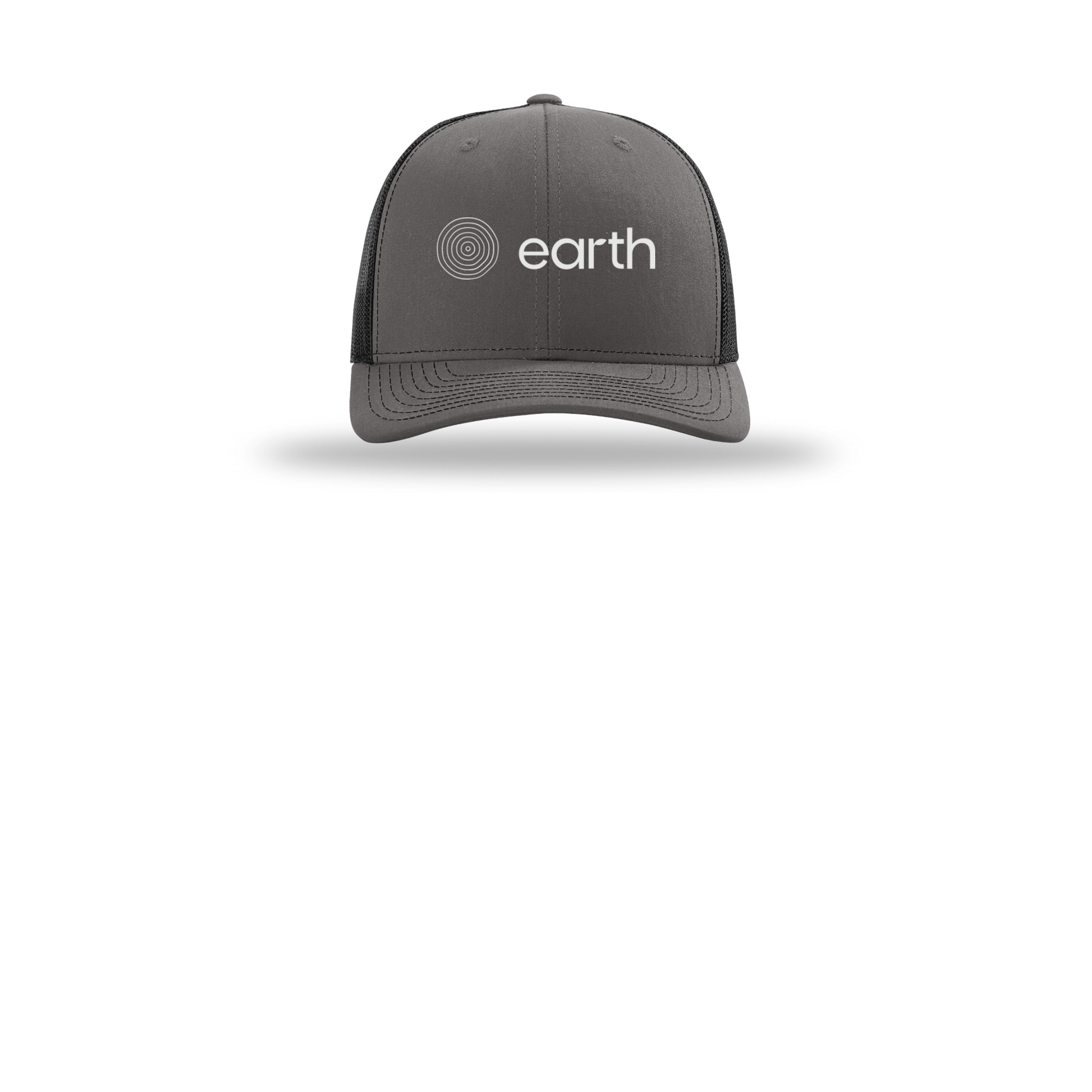 earthfuneral-richardson-trucker-cap-embroidery-capfront-R112-charcoalblack-flat-front