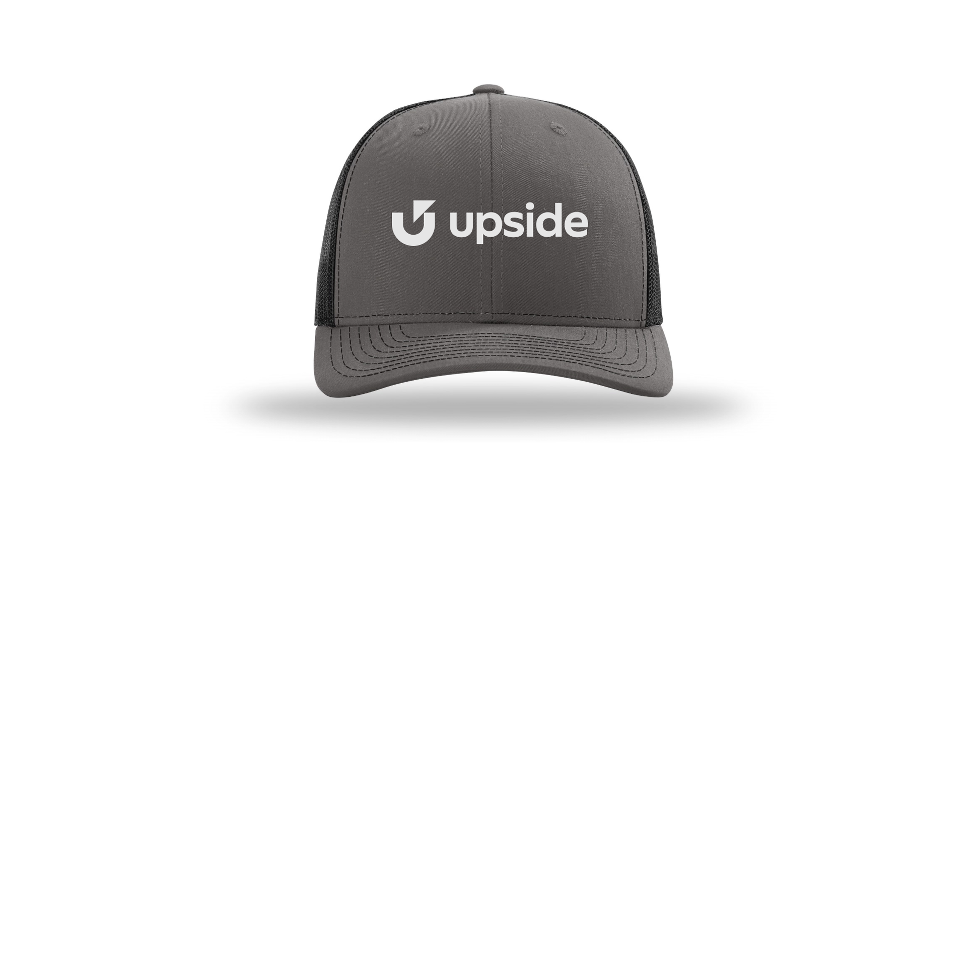 upside-richardson-trucker-cap-embroidery-capfront-R112-charcoalblack-flat-front