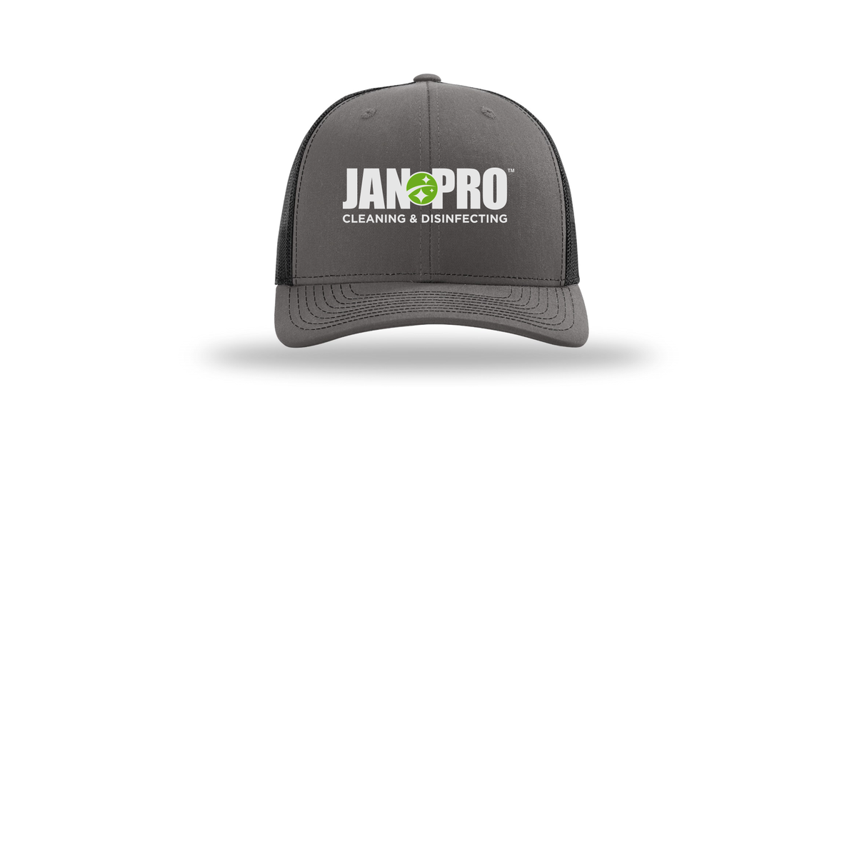 jan-pro-richardson-trucker-cap-embroidery-capfront-R112-charcoalblack-flat-front
