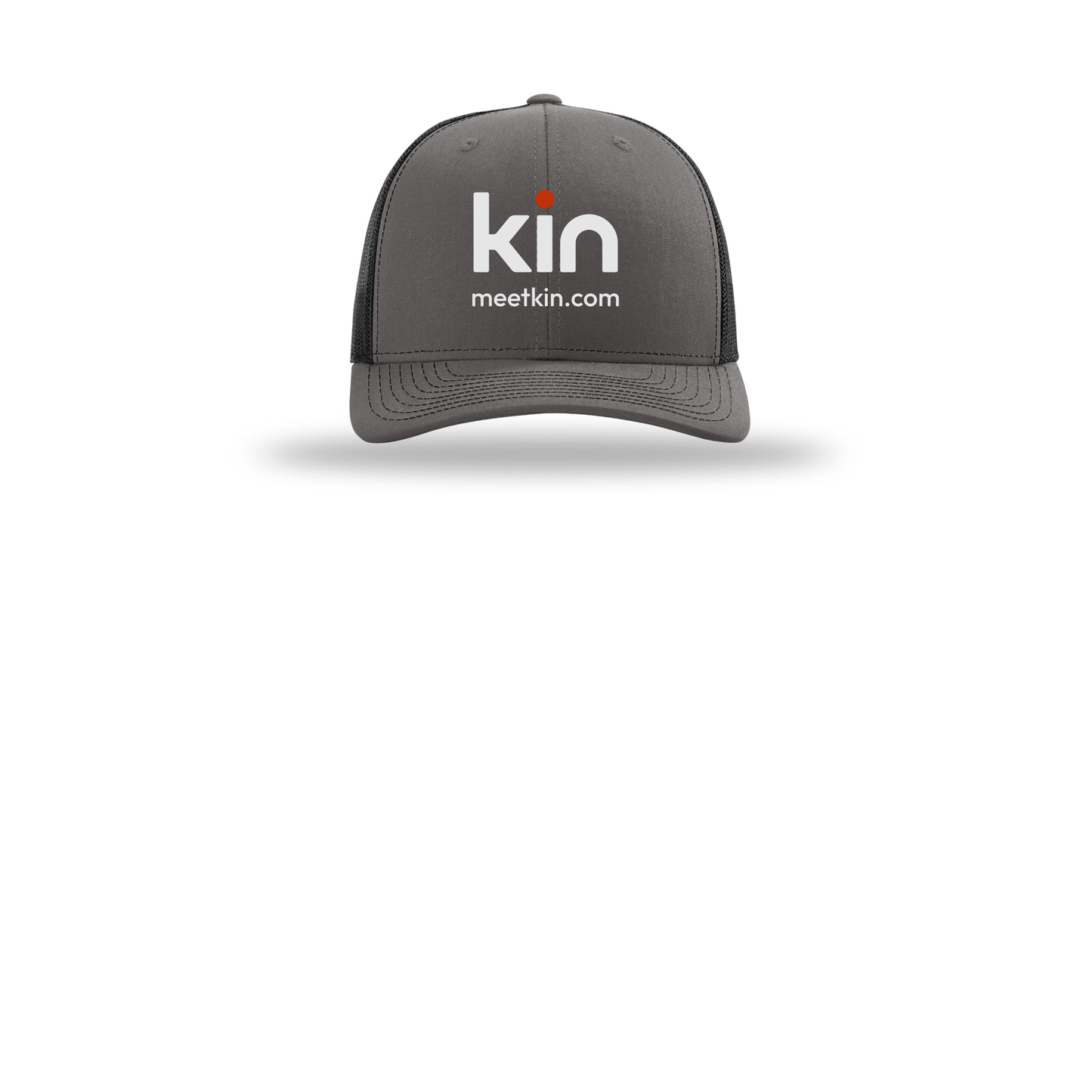 kin-richardson-trucker-cap-embroidery-capfront-R112-charcoalblack-flat-front