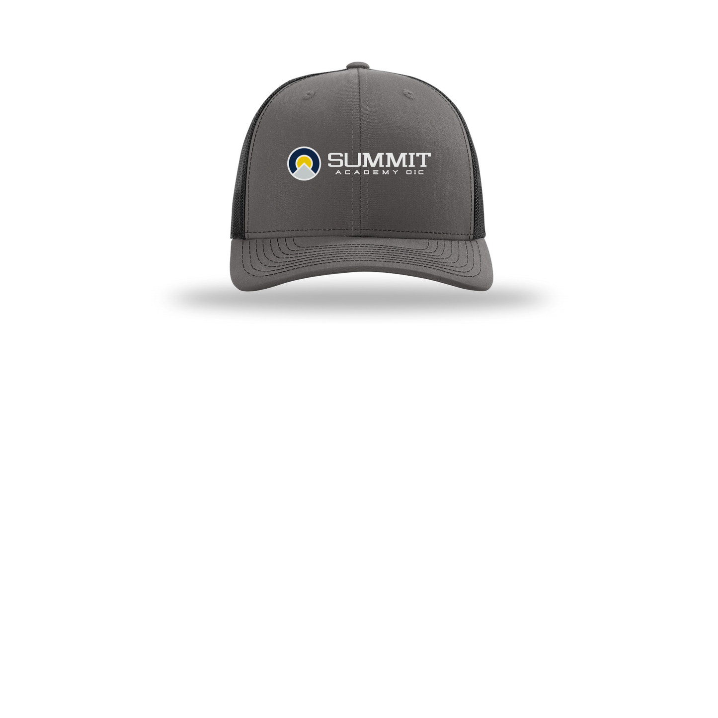 saoic-richardson-trucker-cap-embroidery-capfront-R112-charcoalblack-flat-front