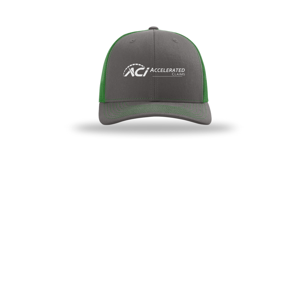 accelclaims-richardson-trucker-cap-embroidery-capfront-R112-charcoalkelly-flat-front