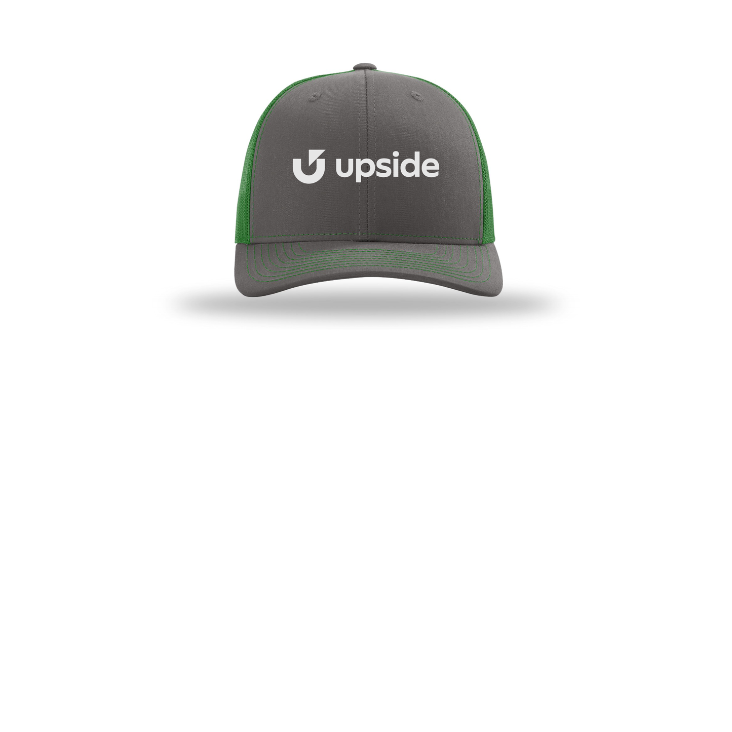 upside-richardson-trucker-cap-embroidery-capfront-R112-charcoalkelly-flat-front