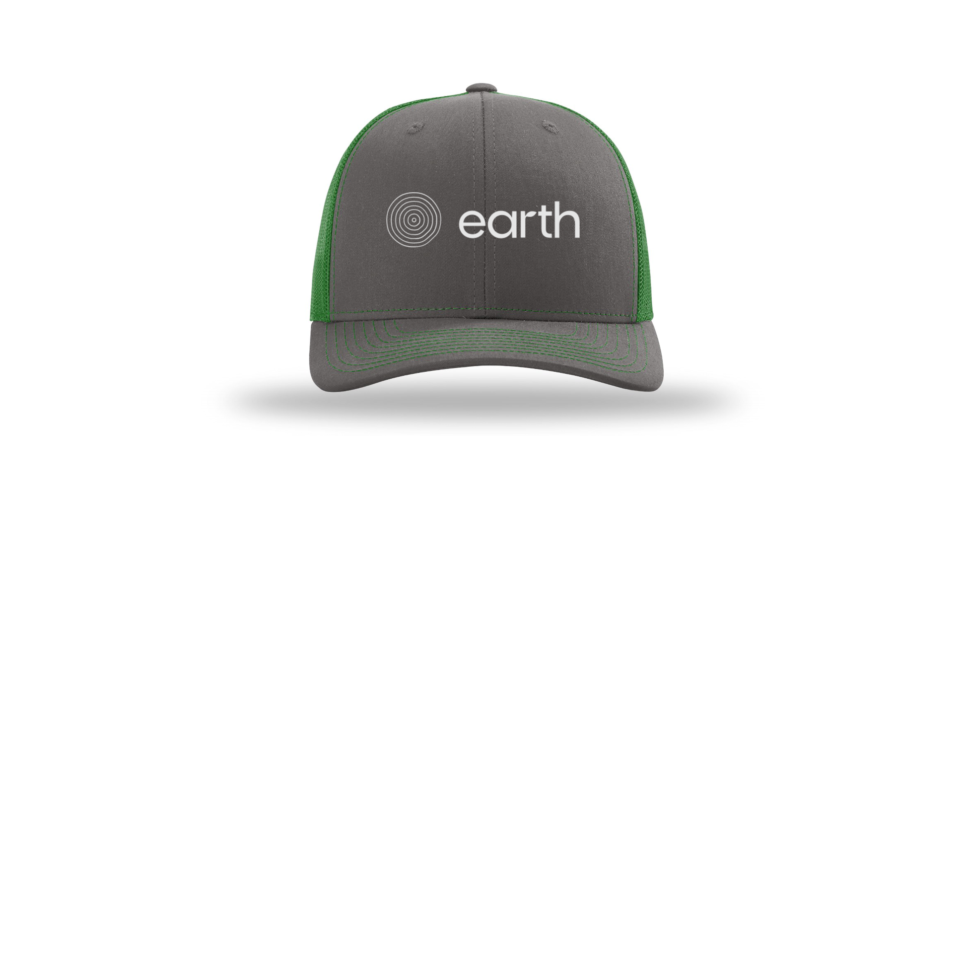 earthfuneral-richardson-trucker-cap-embroidery-capfront-R112-charcoalkelly-flat-front