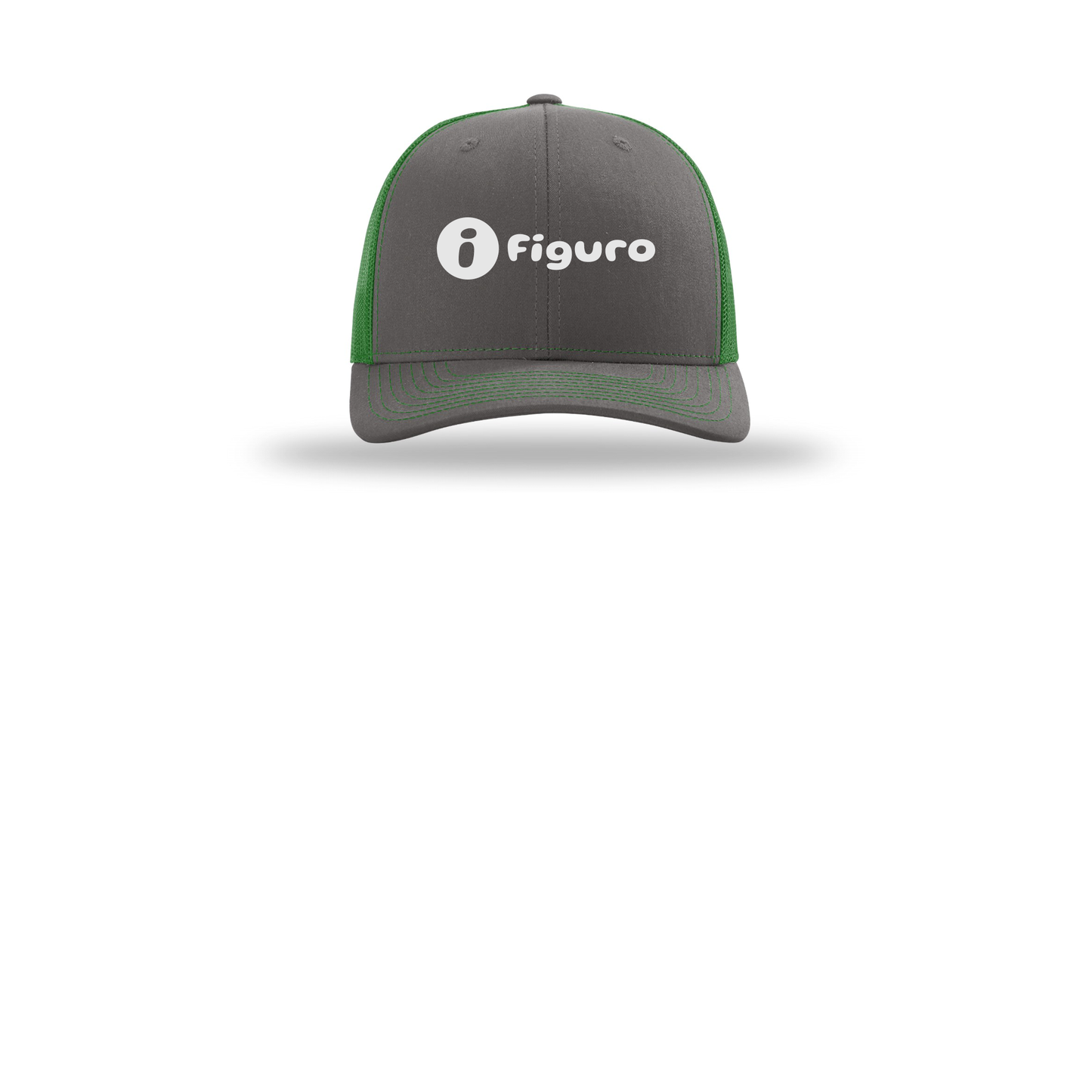 getfiguro-richardson-trucker-cap-embroidery-capfront-R112-charcoalkelly-flat-front