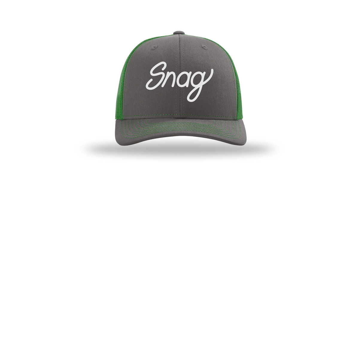snagdelivery-richardson-trucker-cap-embroidery-capfront-R112-charcoalkelly-flat-front