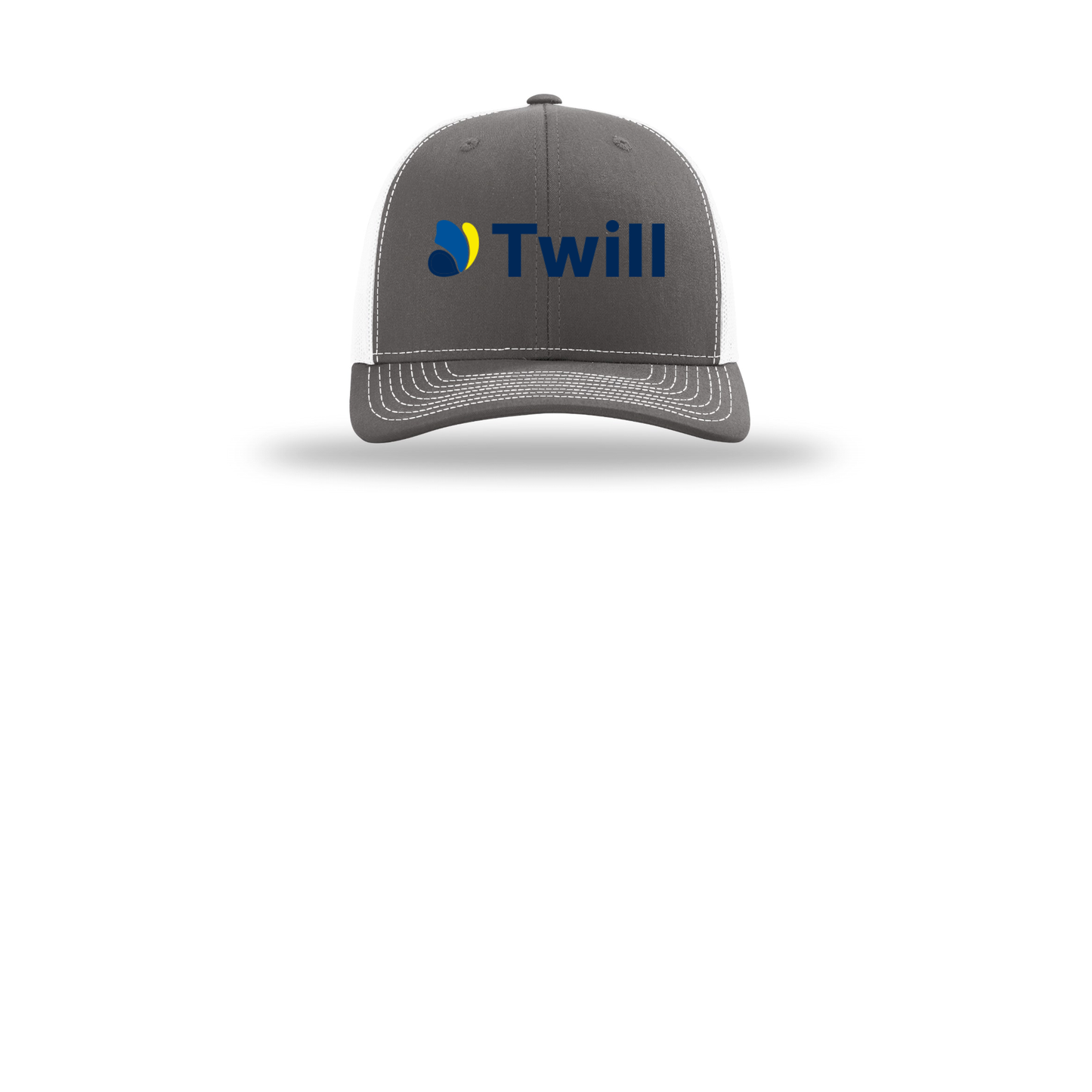 withtwill-richardson-trucker-cap-embroidery-capfront-R112-charcoalwhite-flat-front