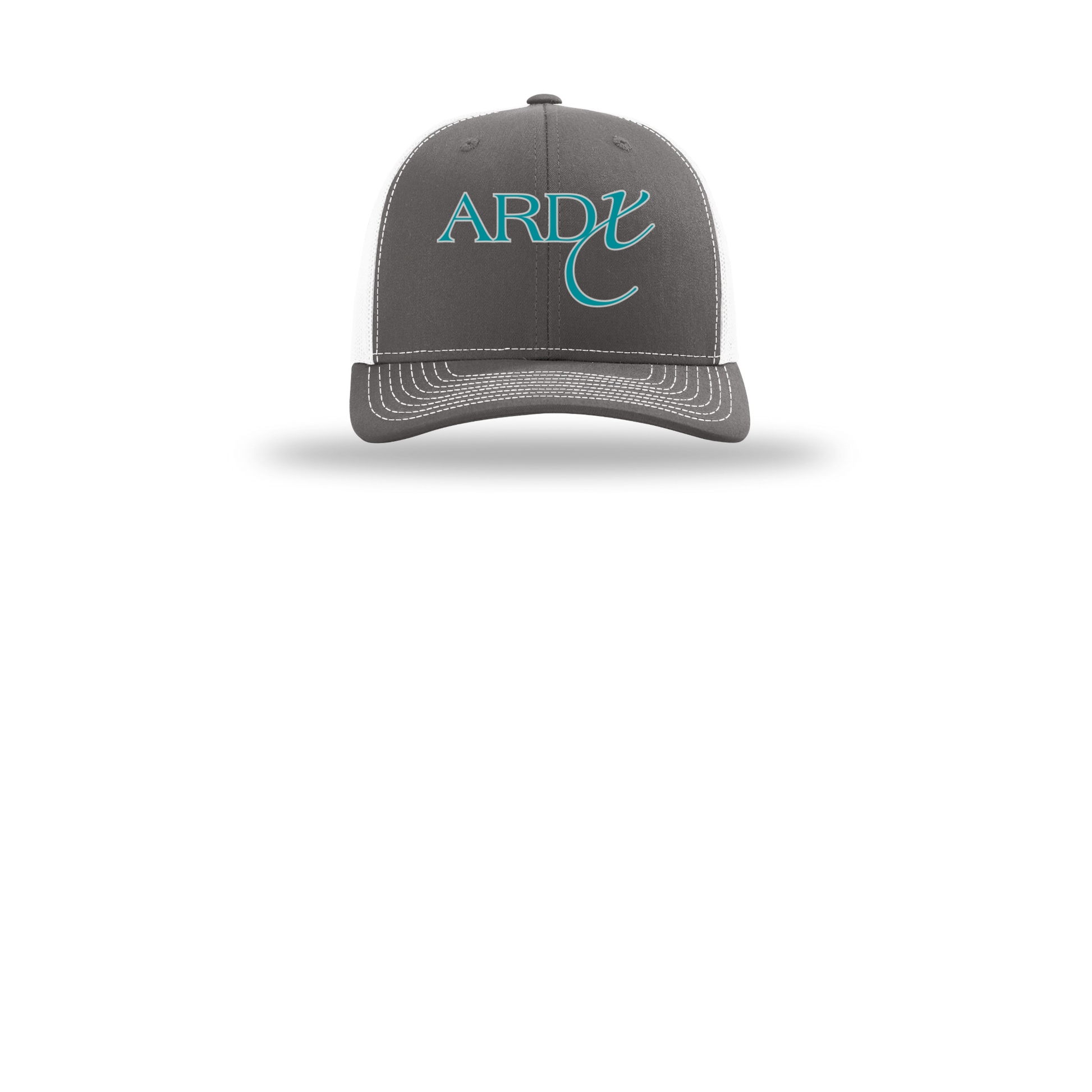 ardx-richardson-trucker-cap-embroidery-capfront-R112-charcoalwhite-flat-front