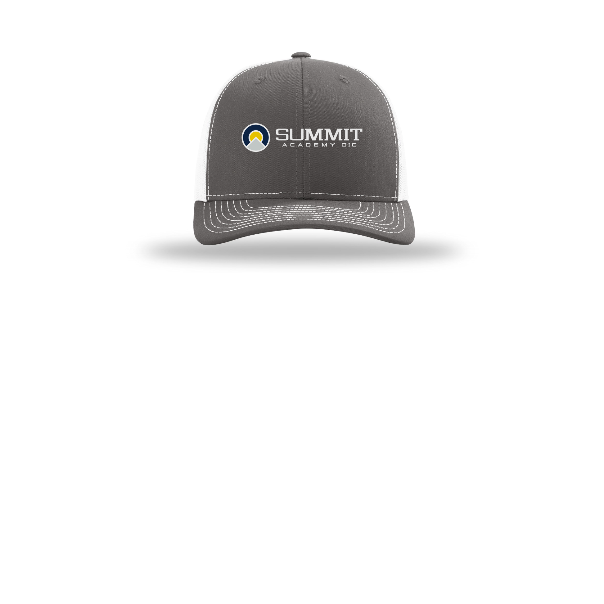 saoic-richardson-trucker-cap-embroidery-capfront-R112-charcoalwhite-flat-front