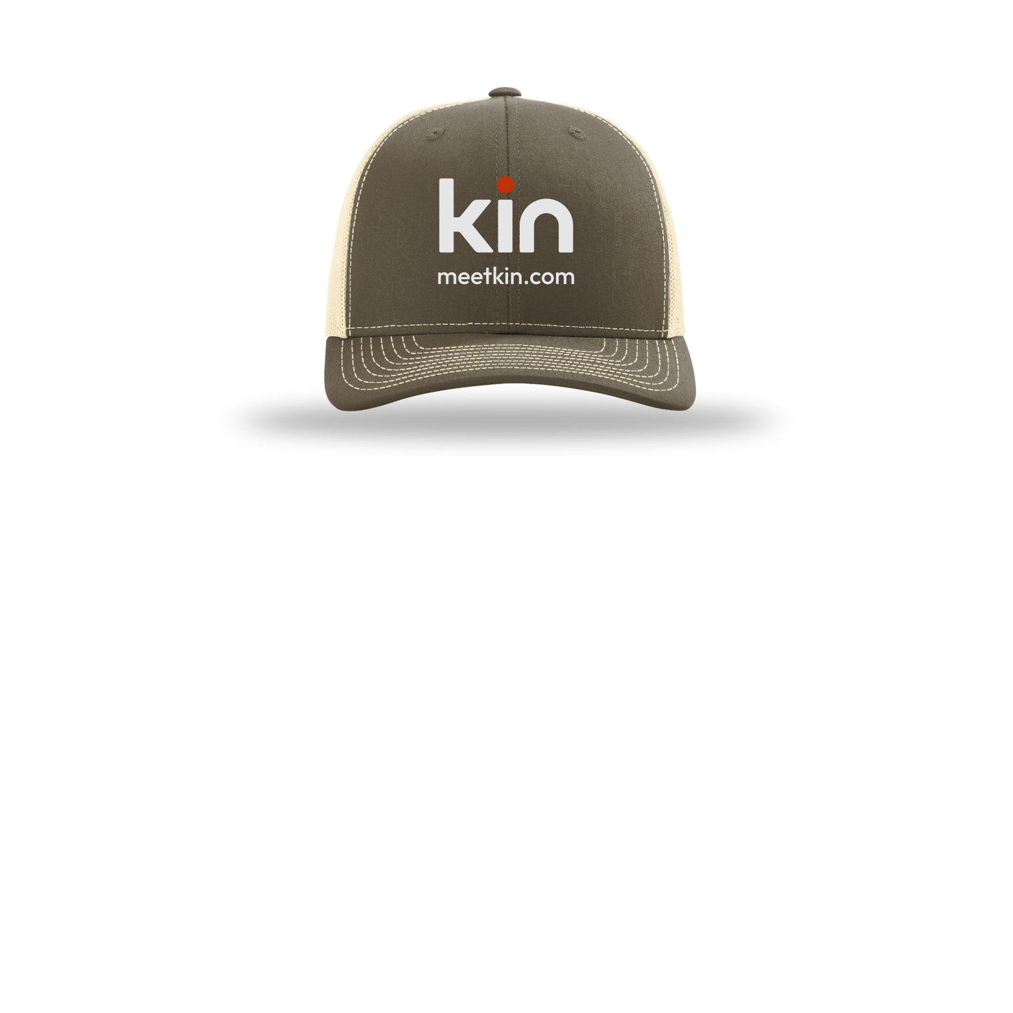 kin-richardson-trucker-cap-embroidery-capfront-R112-chocolatechipbirch-flat-front