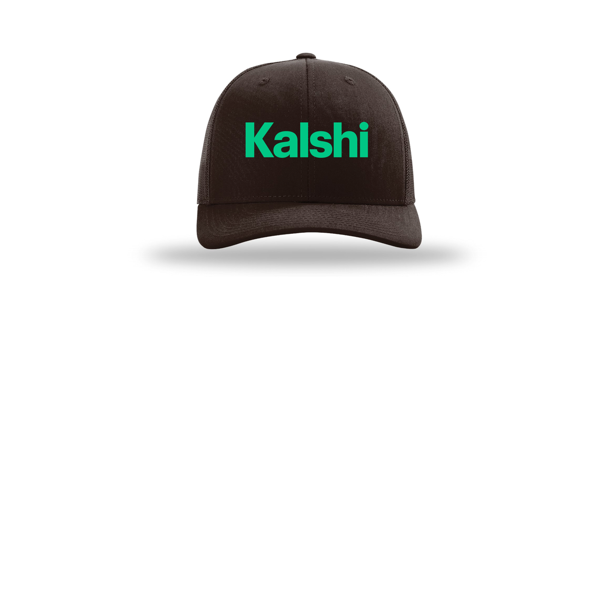kalshi-richardson-trucker-cap-embroidery-capfront-R112-coffee-flat-front