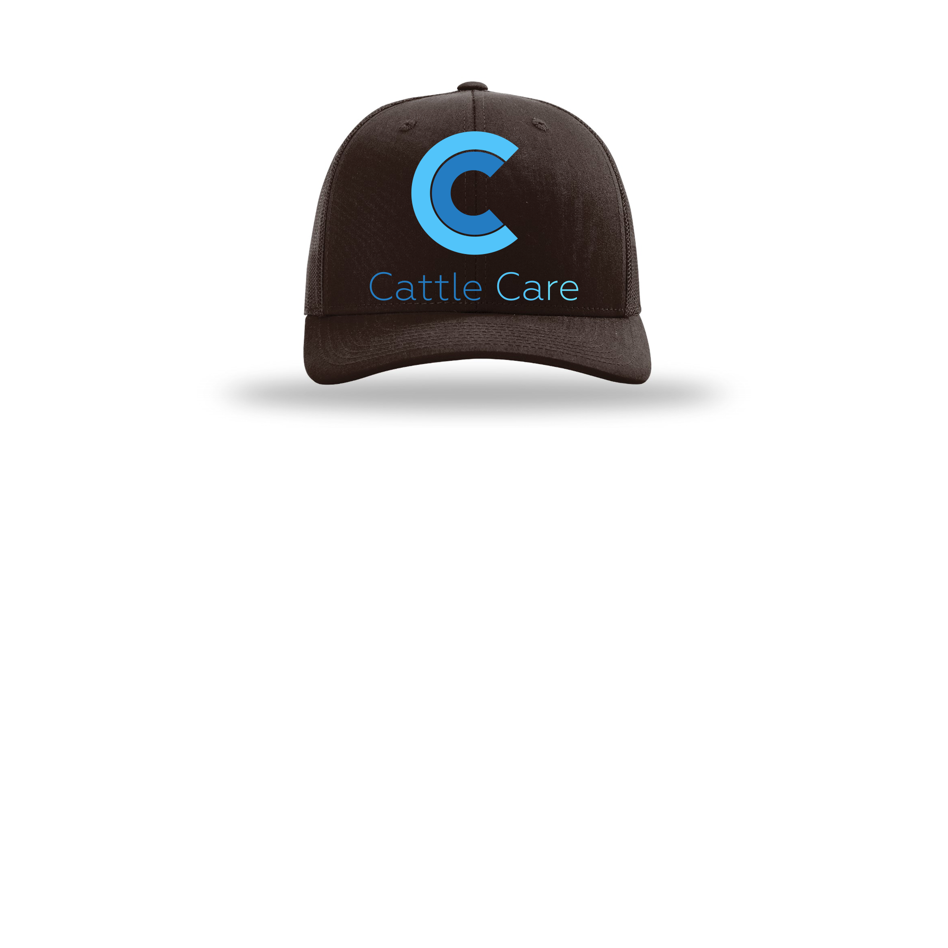 cattle-care-richardson-trucker-cap-embroidery-capfront-R112-coffee-flat-front